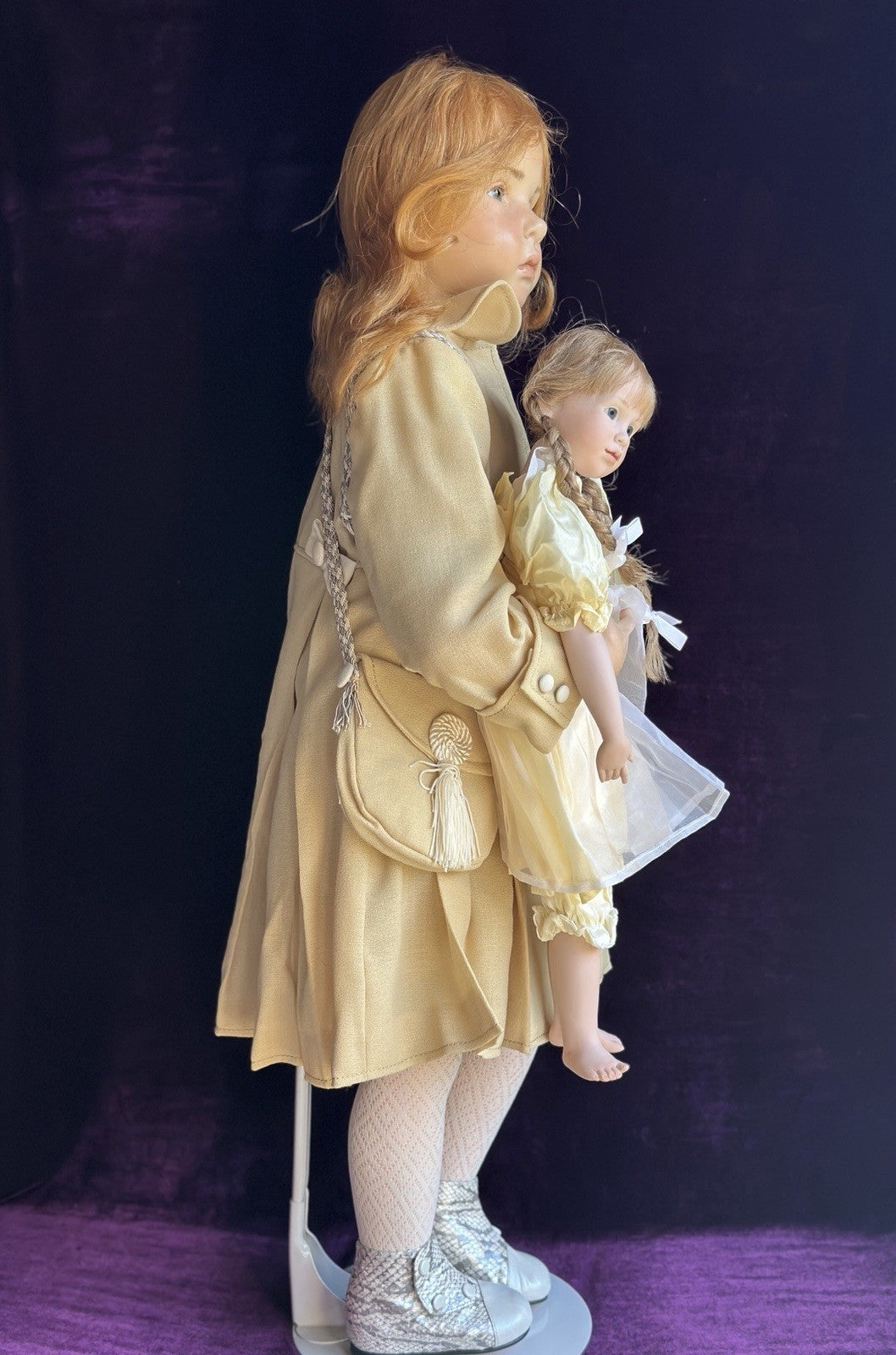 German 31” Hildegard Gunzel Wax Over Porcelain Imogene Doll NIB LE USA 25