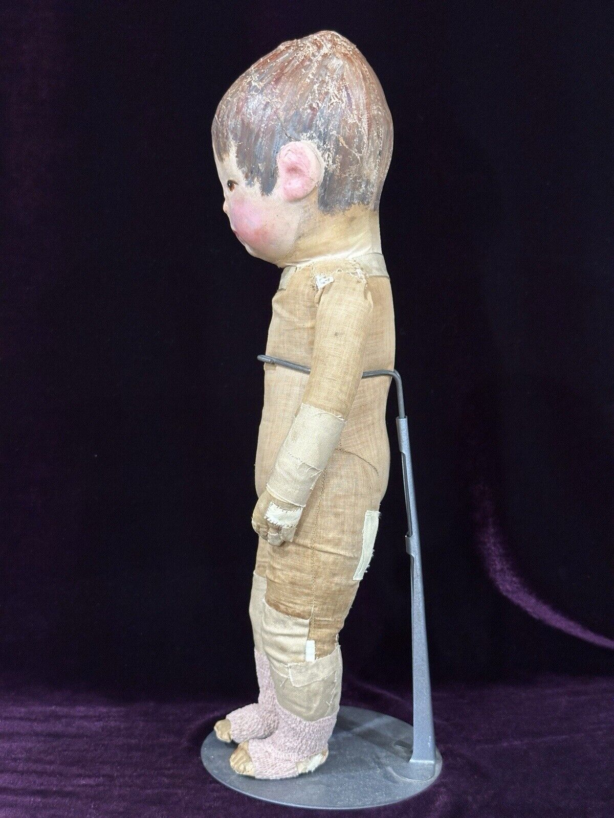 Antique German 17” Early Kathe Kruse Type 1 Wide Hips Doll