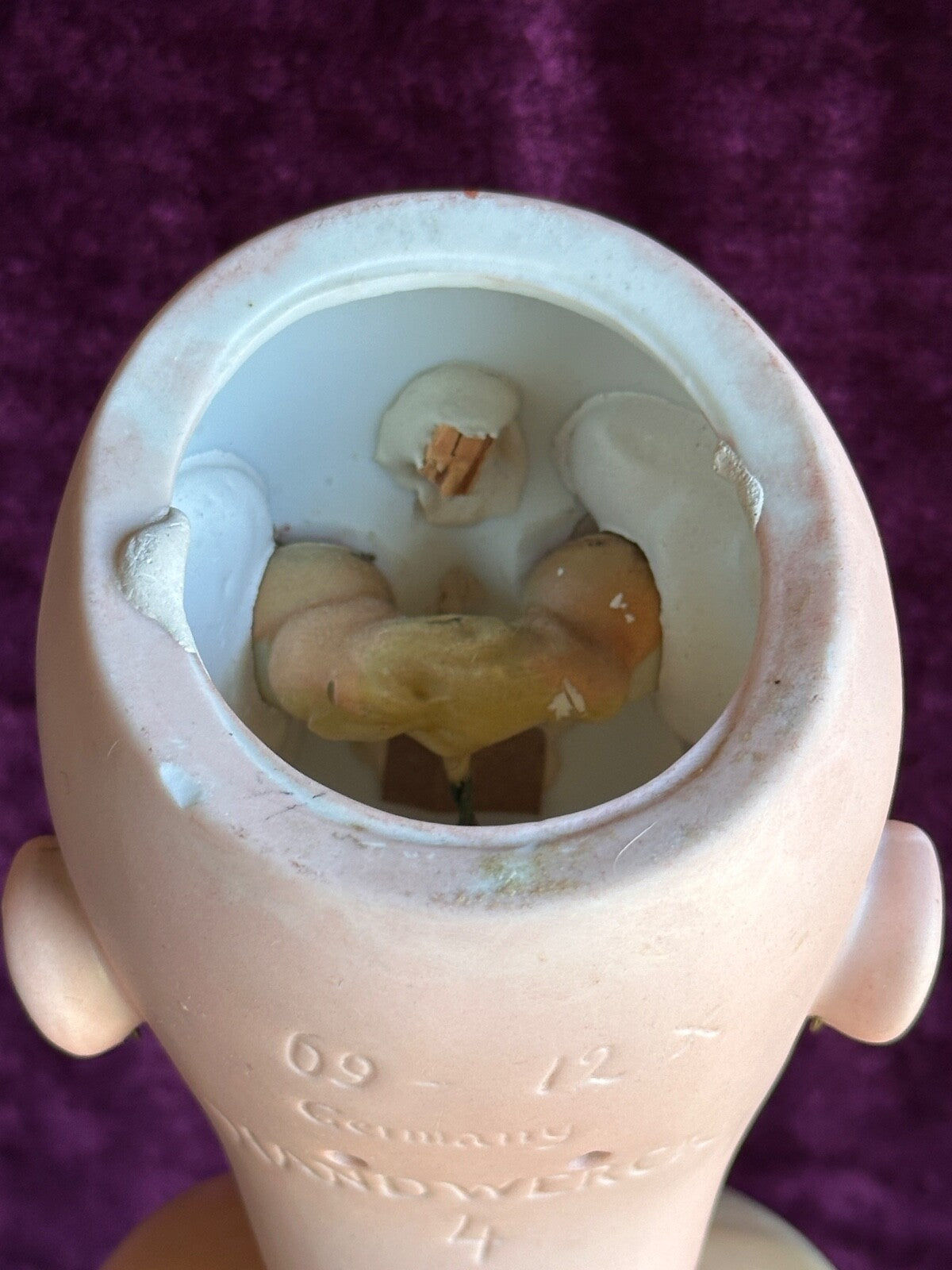 Antique German 23” Heinrich Handwerck 69 Bisque Head Doll