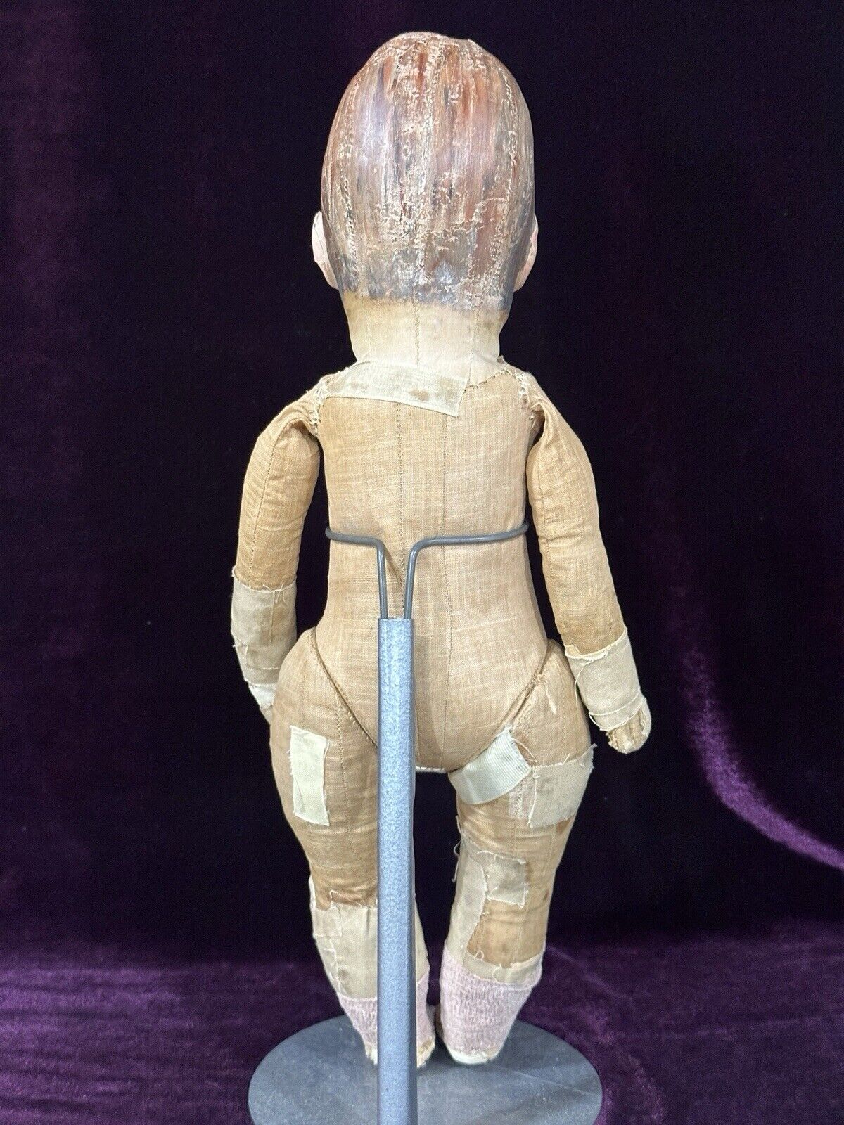 Antique German 17” Early Kathe Kruse Type 1 Wide Hips Doll