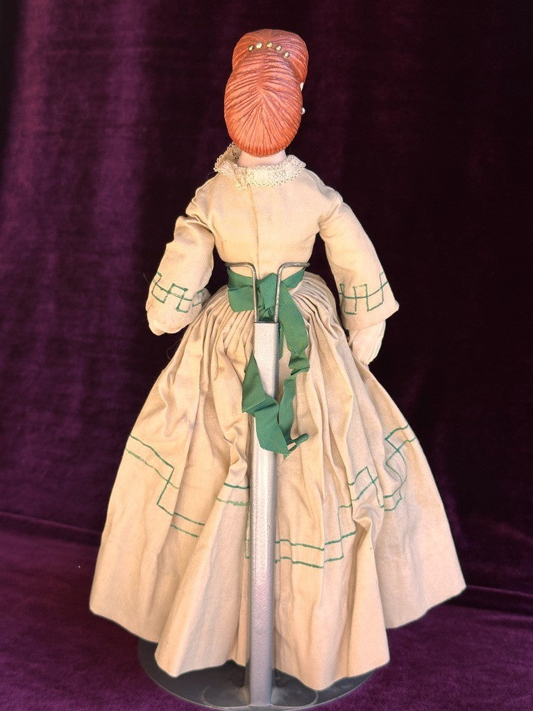 Vintage 1969 Original Artist Mold 14" Porcelain Cloth Doll