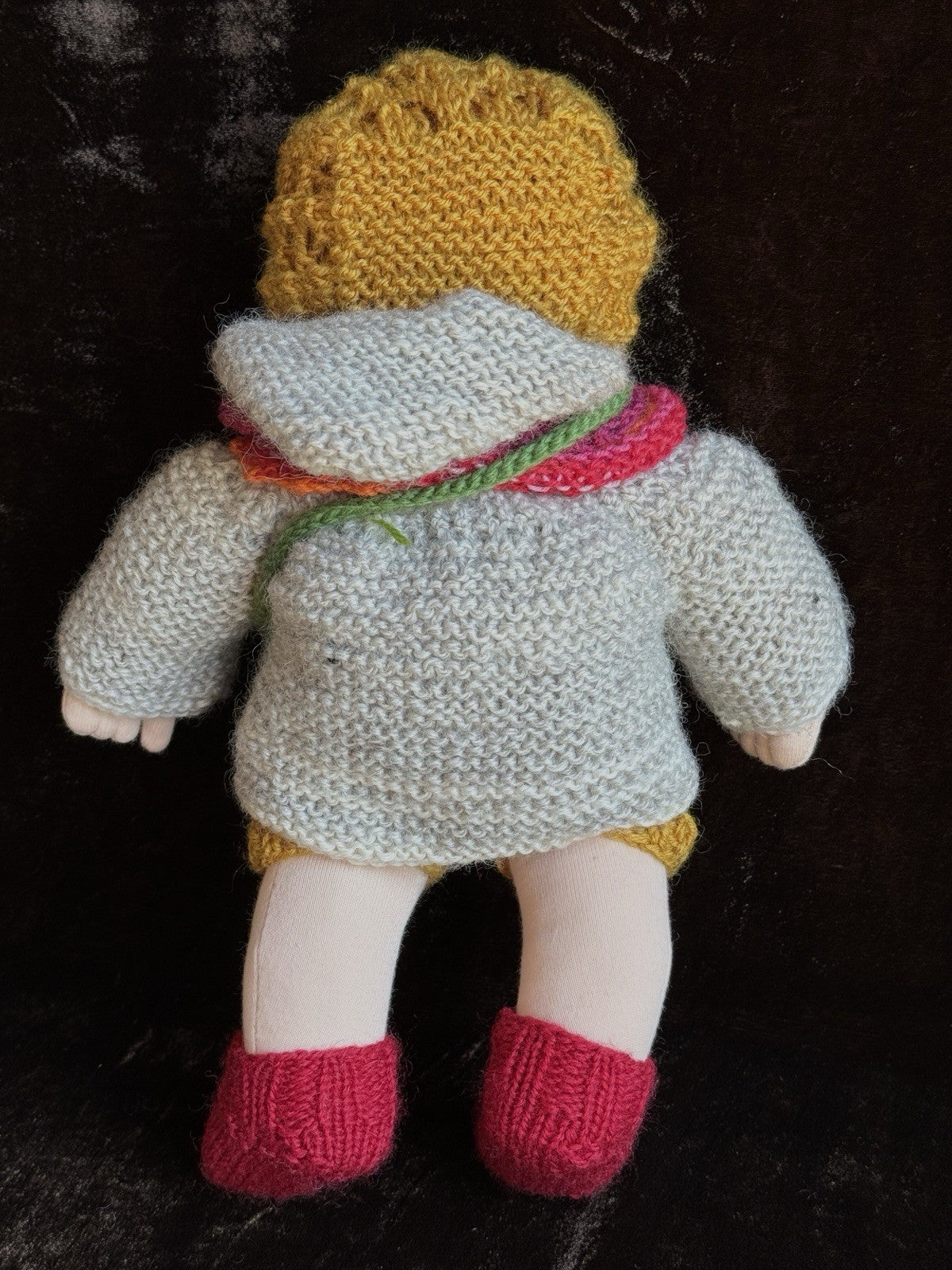 OOAK 12” Waldorf Style Cloth Doll Estee by Russian Artist Zhanna Sinichkina