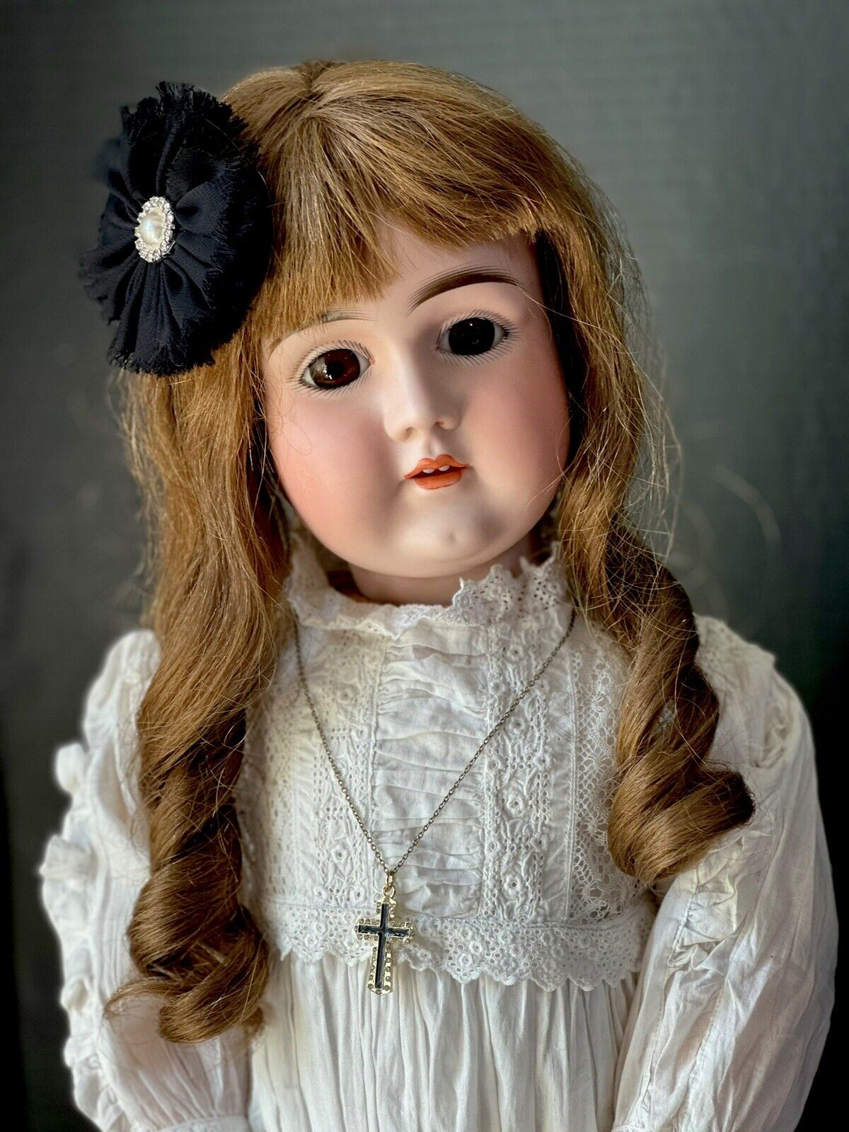 Large 28” JDK Kestner Mold 146(?) Doll Bisque Head/Composition Body