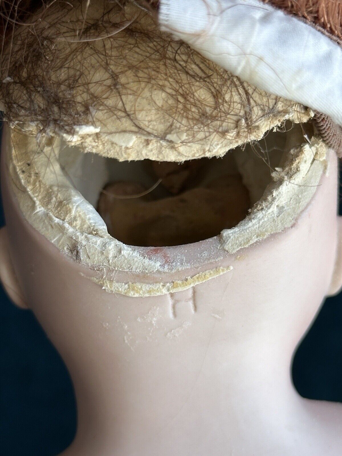 Antique German 17” Kestner Alphabet Series H Bisque Shoulder Head Doll