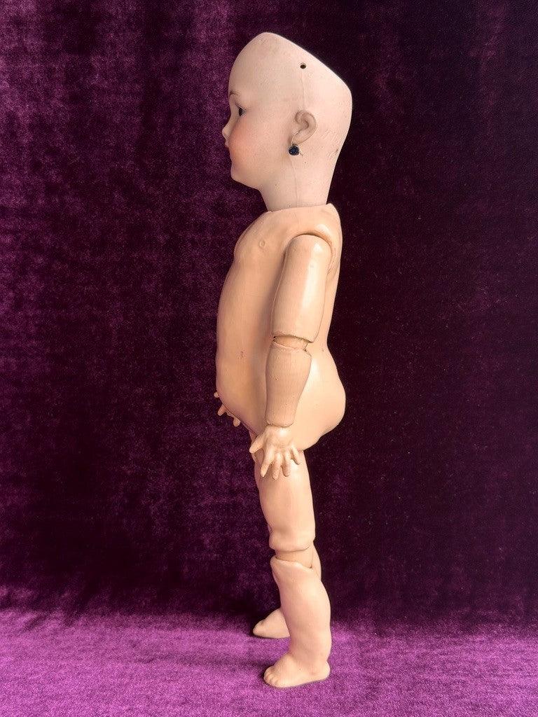 Antique German 14” Simon Halbig 1249 SANTA Bisque Head Doll