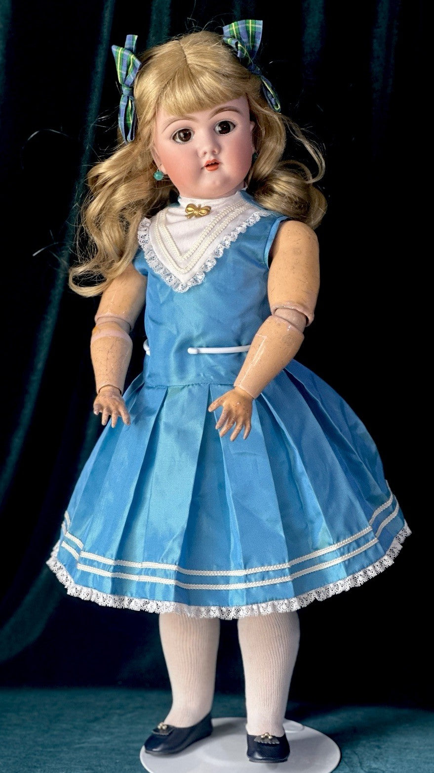 Antique German Heinrich Handwerck 109-12 DEP Bisque Head 24” Doll