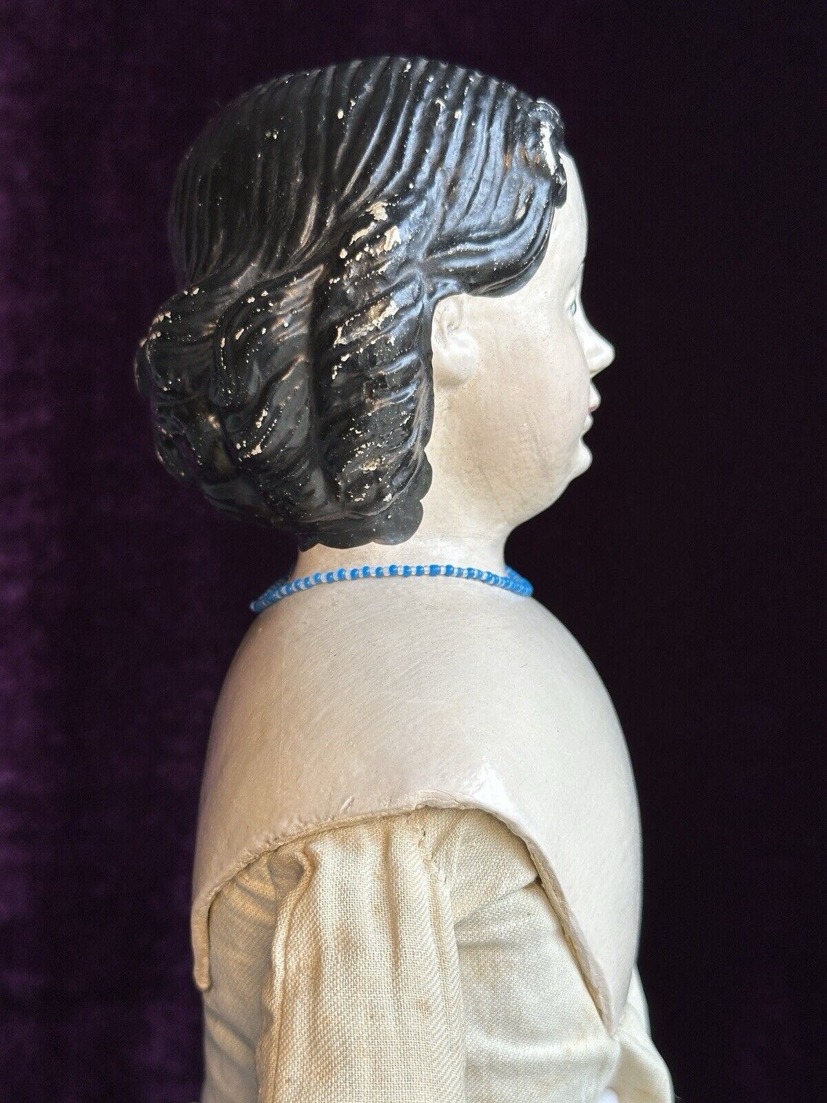 Antique American 24” Greiner Papier Mache Doll Doll with Original Label