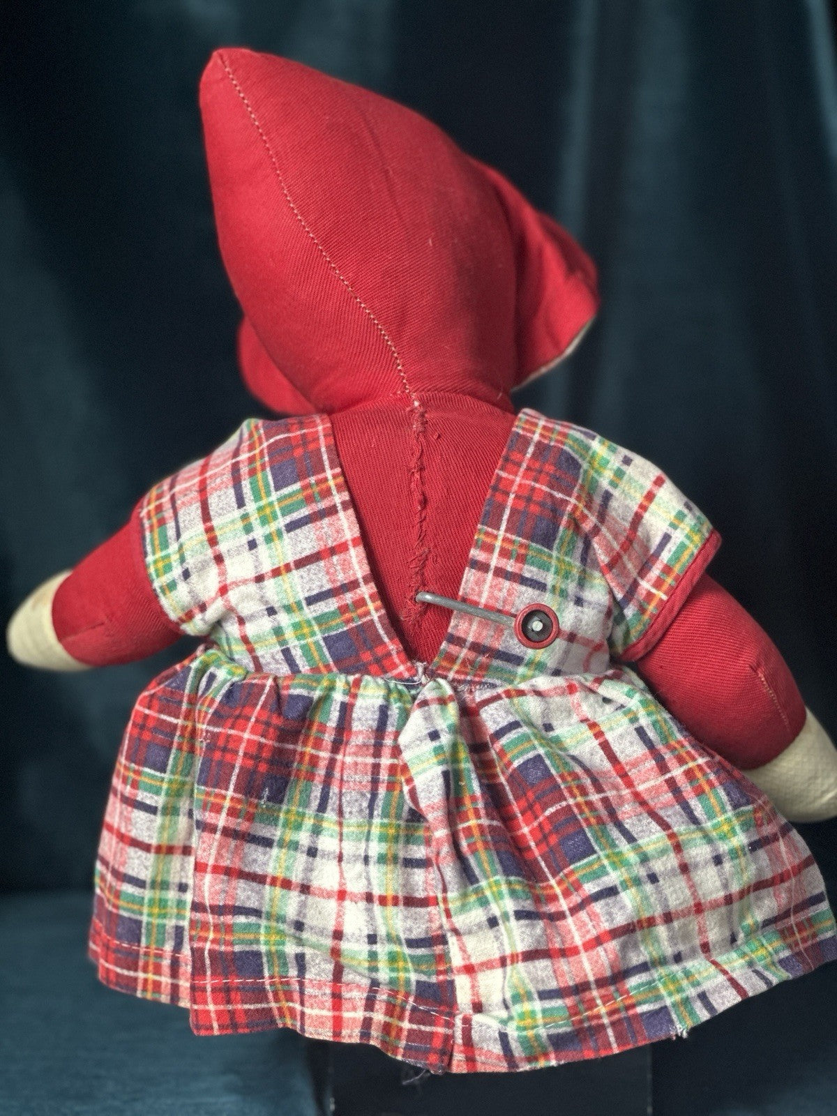 Lot Of 3 Vintage Stuffed Cloth 16”; 22” and 33” Dolls