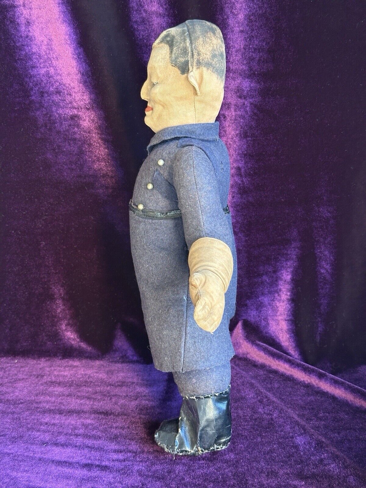 Unidentified 15” Vintage Dean’s Rag Book (?) Cloth Policeman Doll