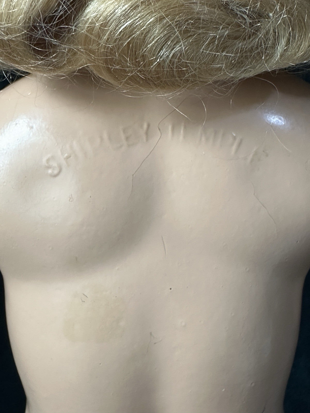 Vintage IDEAL All Composition Shirley Temple 19” Doll