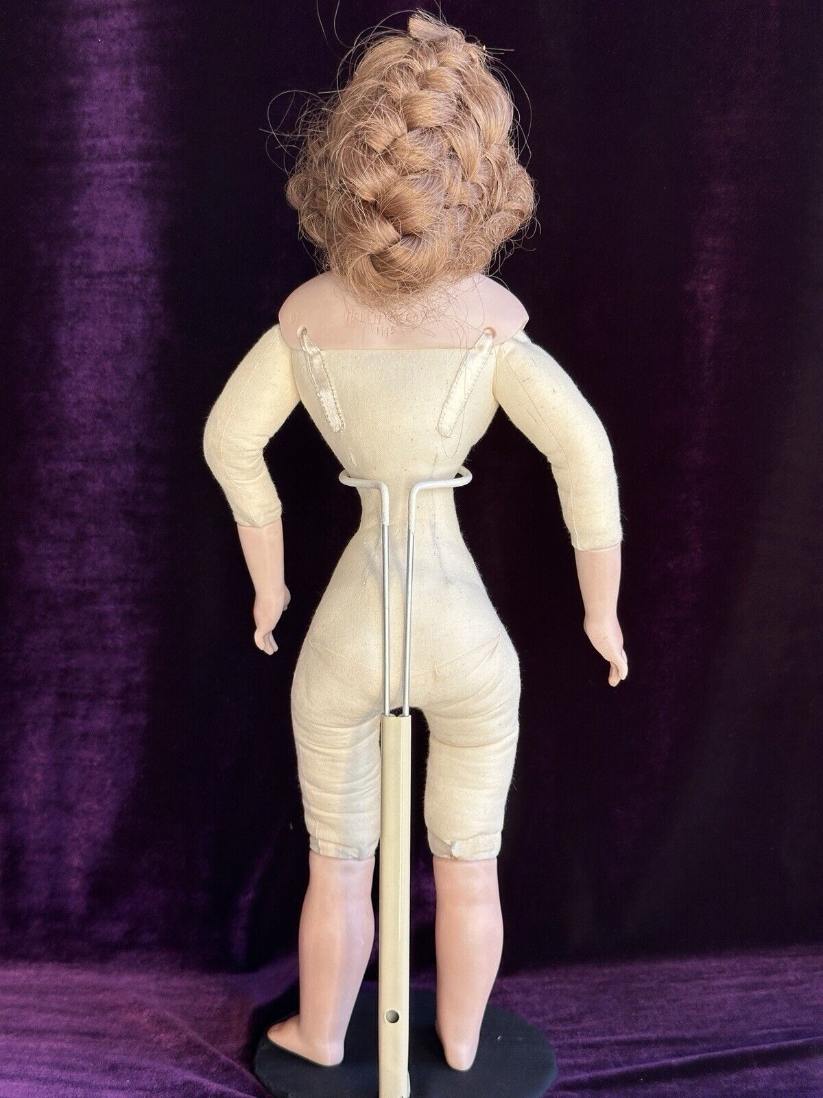 Porcelain 19” Reproduction of Antique French Francois Gaultier Fashion Doll