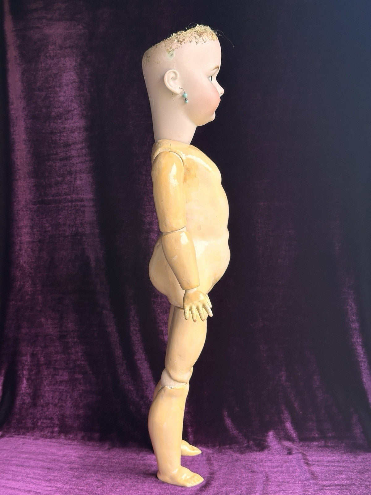 Large Antique German 28” Simon Halbig 1079 Dep Bisque Head Doll