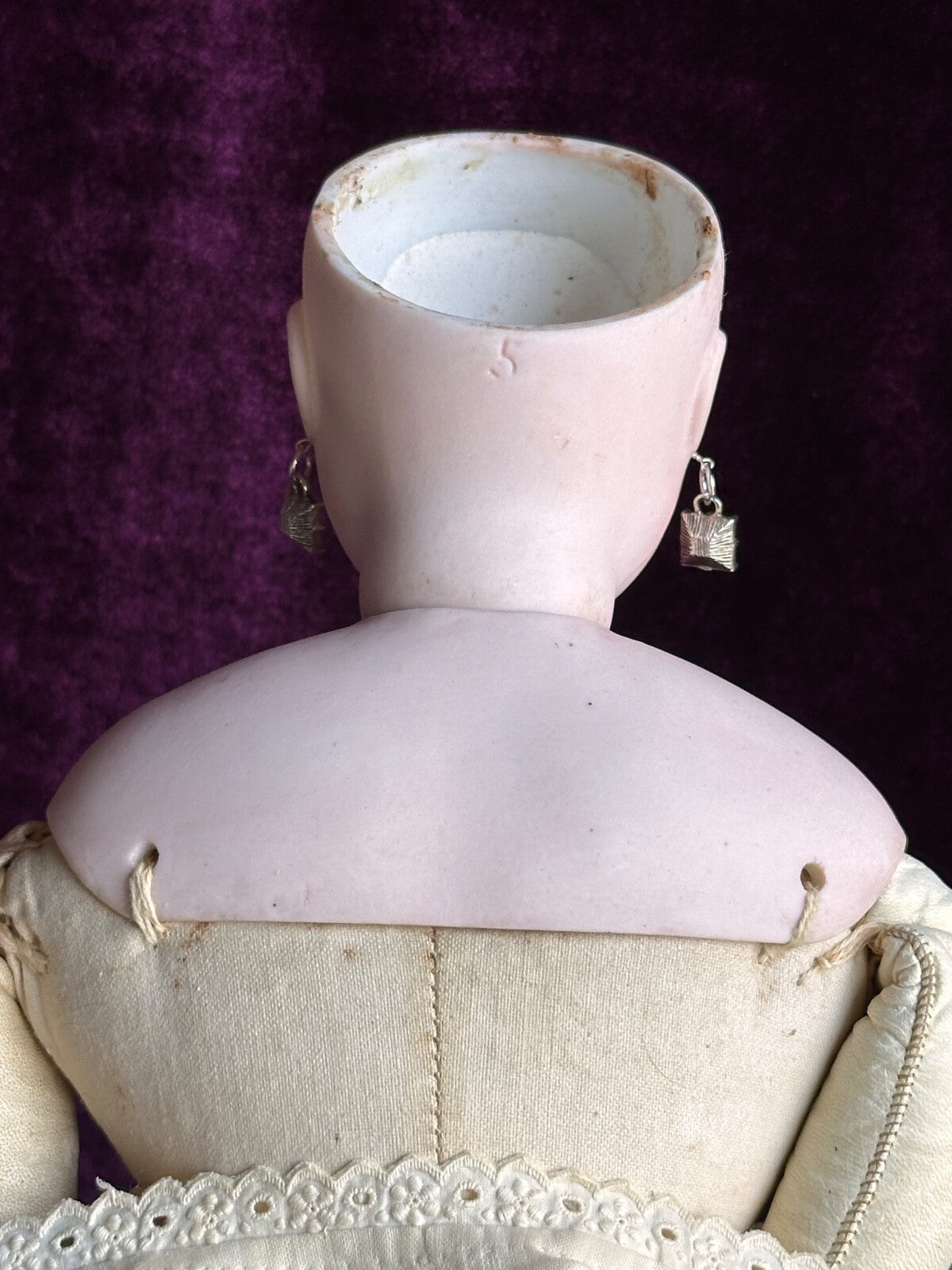 Antique French 19” Poupee Bisque Head Fashion Doll
