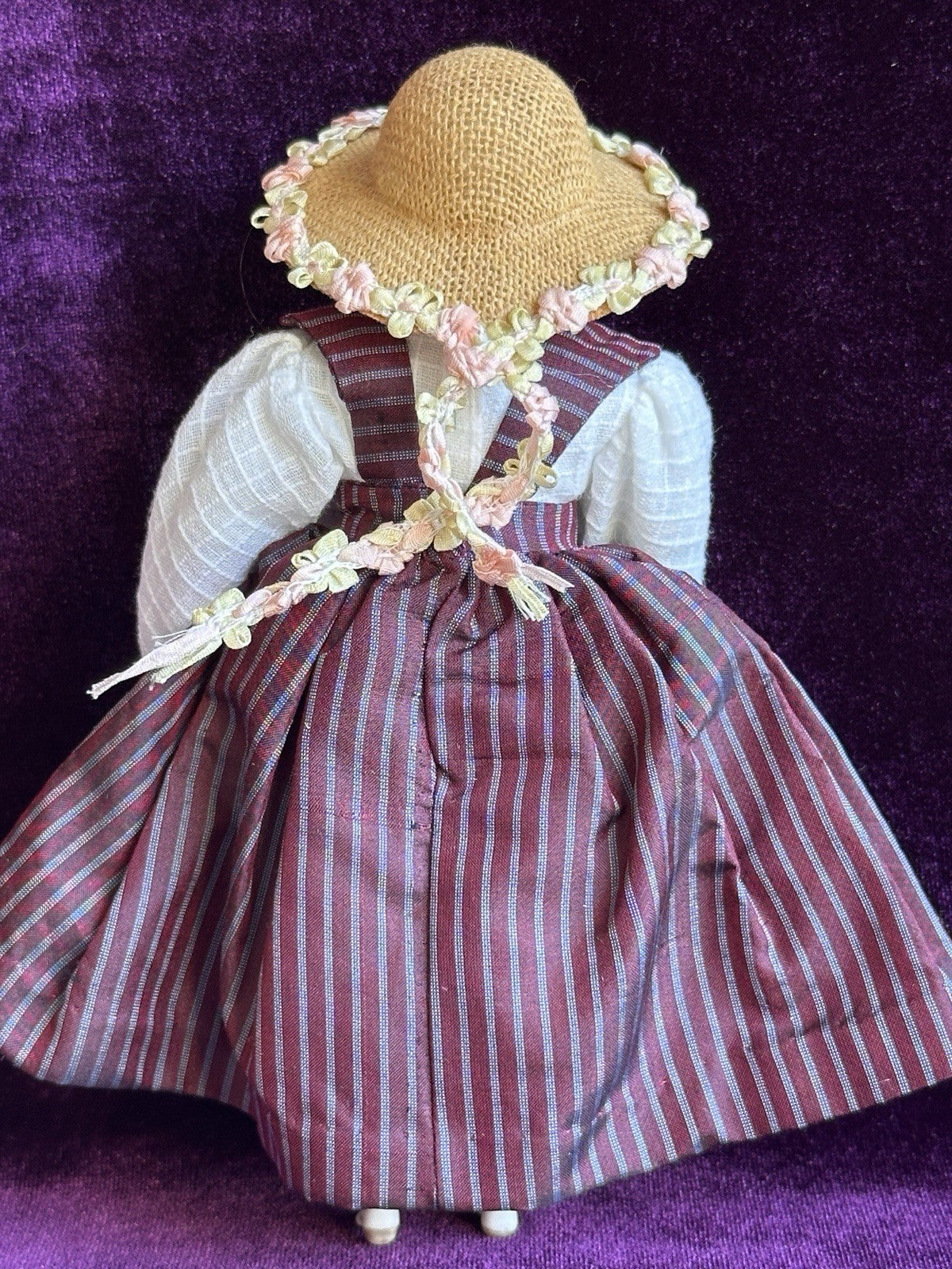 Porcelain Miniature Cathy Hansen Repro of Antique French Huret Dollhouse Doll