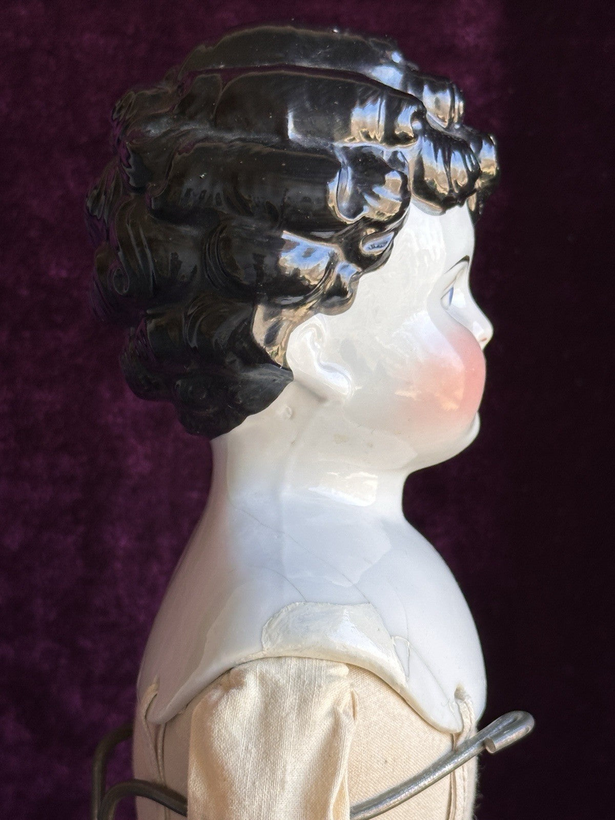 Rare Antique German Alt, Beck & Gottschalck 1214 China Shoulder Head Boy Doll