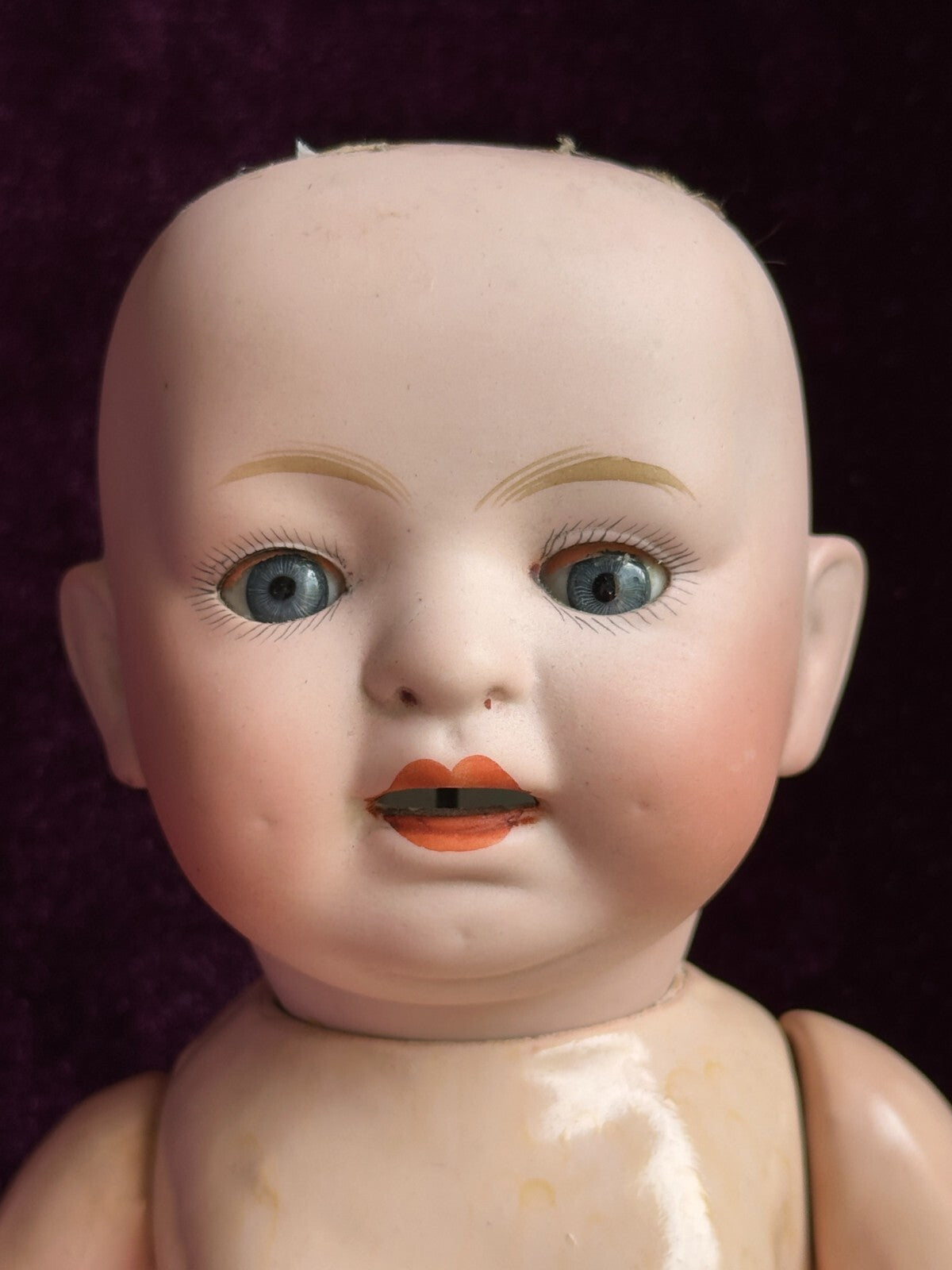 Antique Japanese 12.5” Morimura Brothers Asian Baby Doll with Original Outfit
