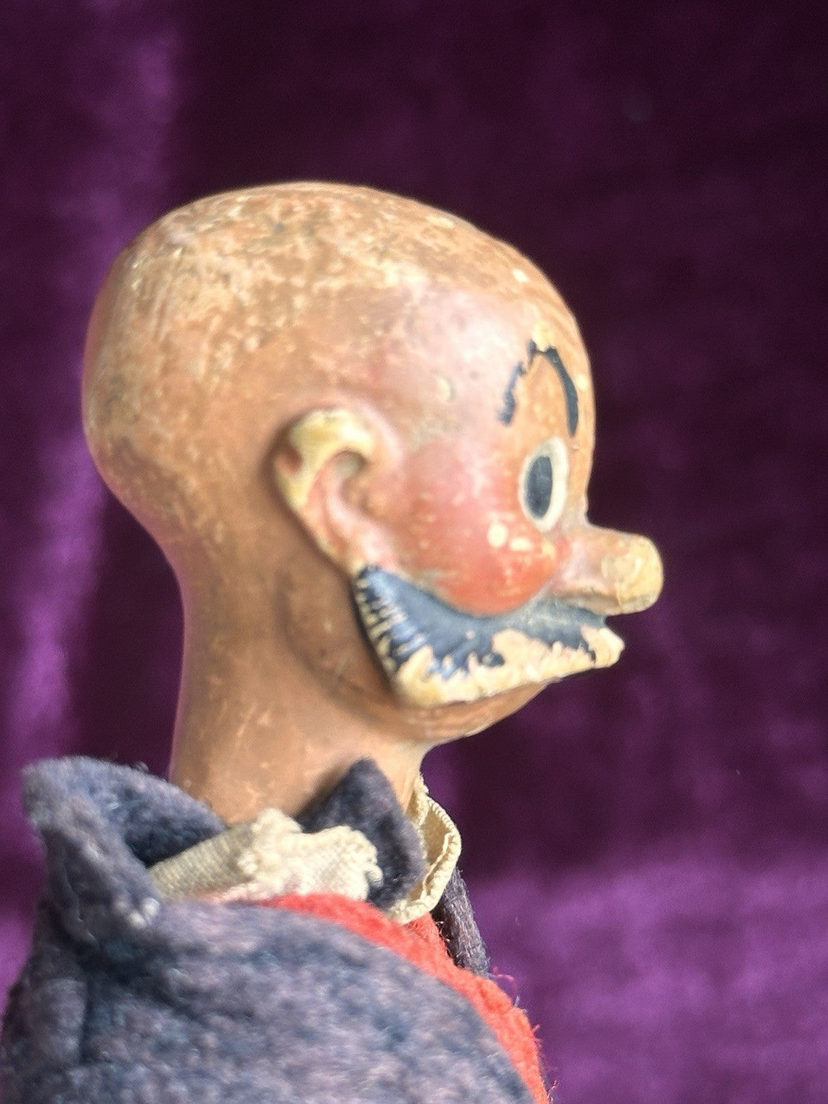 2 Antique Swiss SABA Bucherer Mutt & Jeff Ball Jointed Metal Dolls Toys