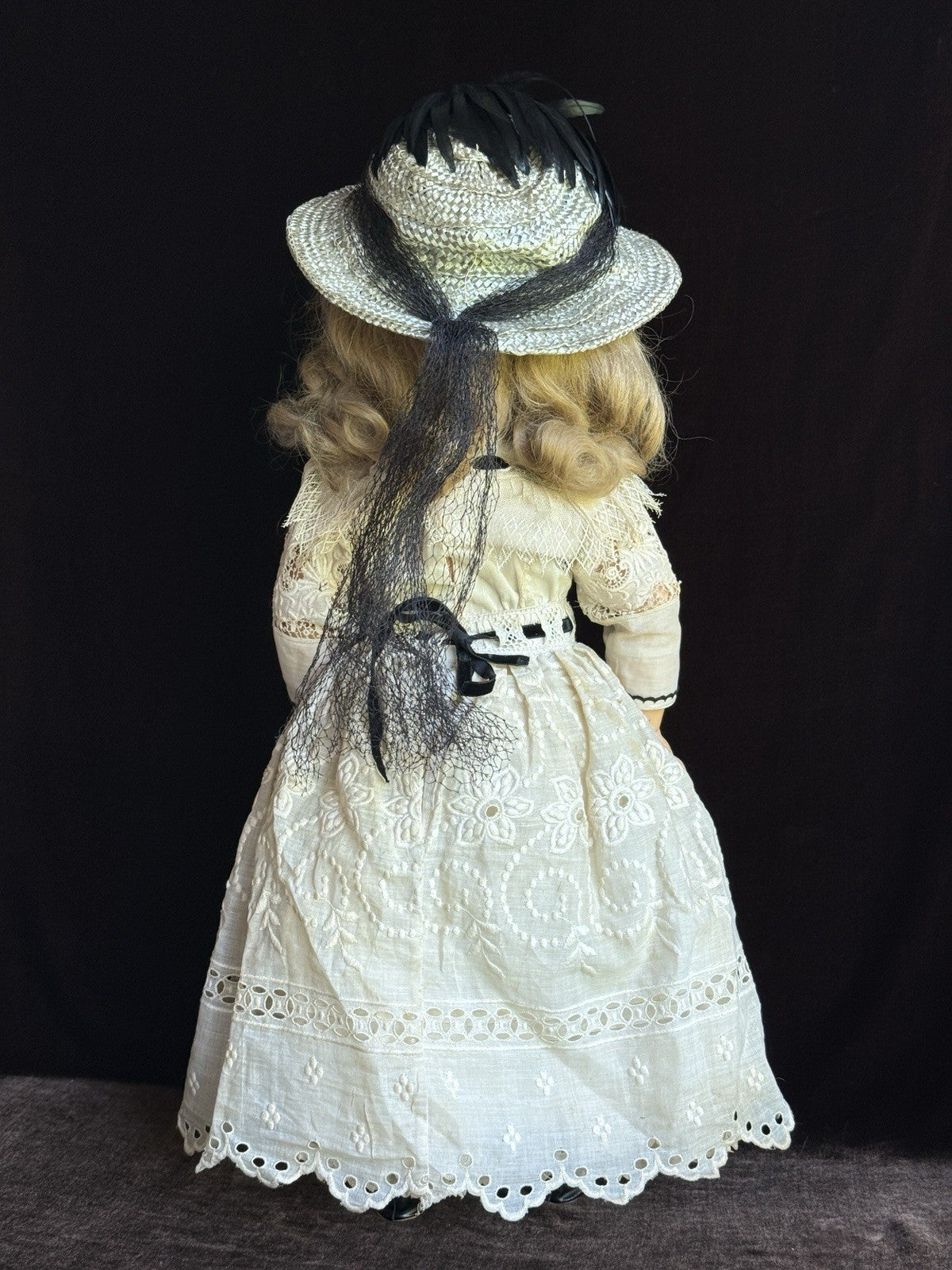 Antique French 21.5” Laternier Limoges Bisque Head Doll