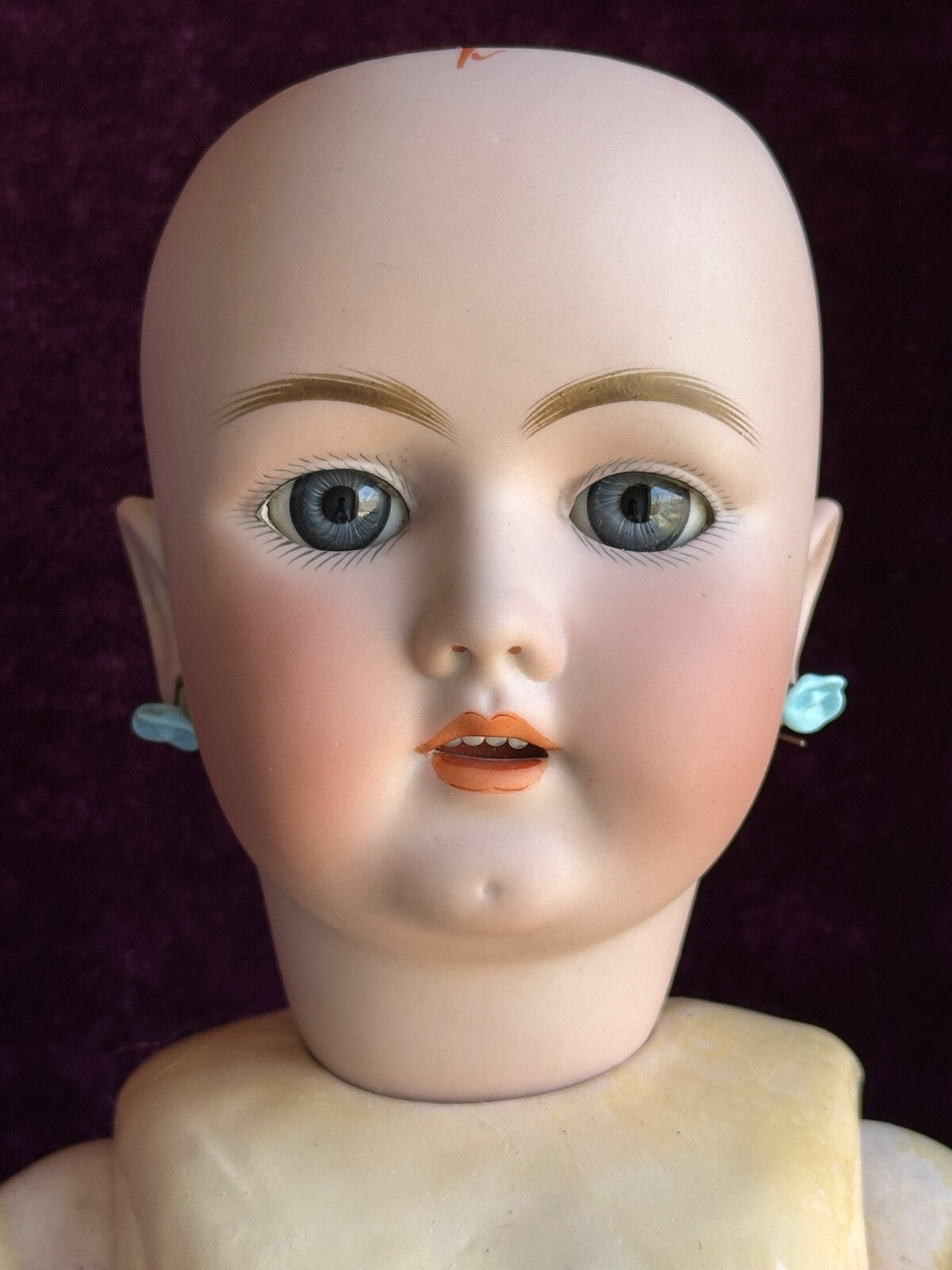 Antique German 23” Heinrich Handwerck 69 Bisque Head Doll