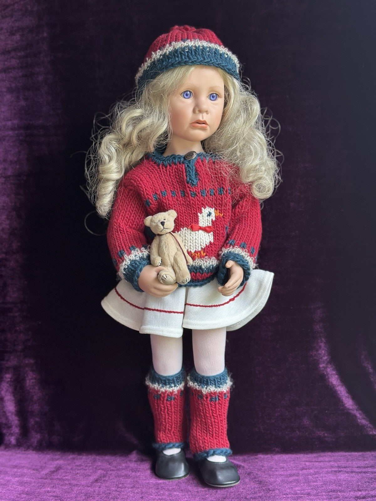Collectible Vinyl Julie Good-Kruger 21” Signed Doll