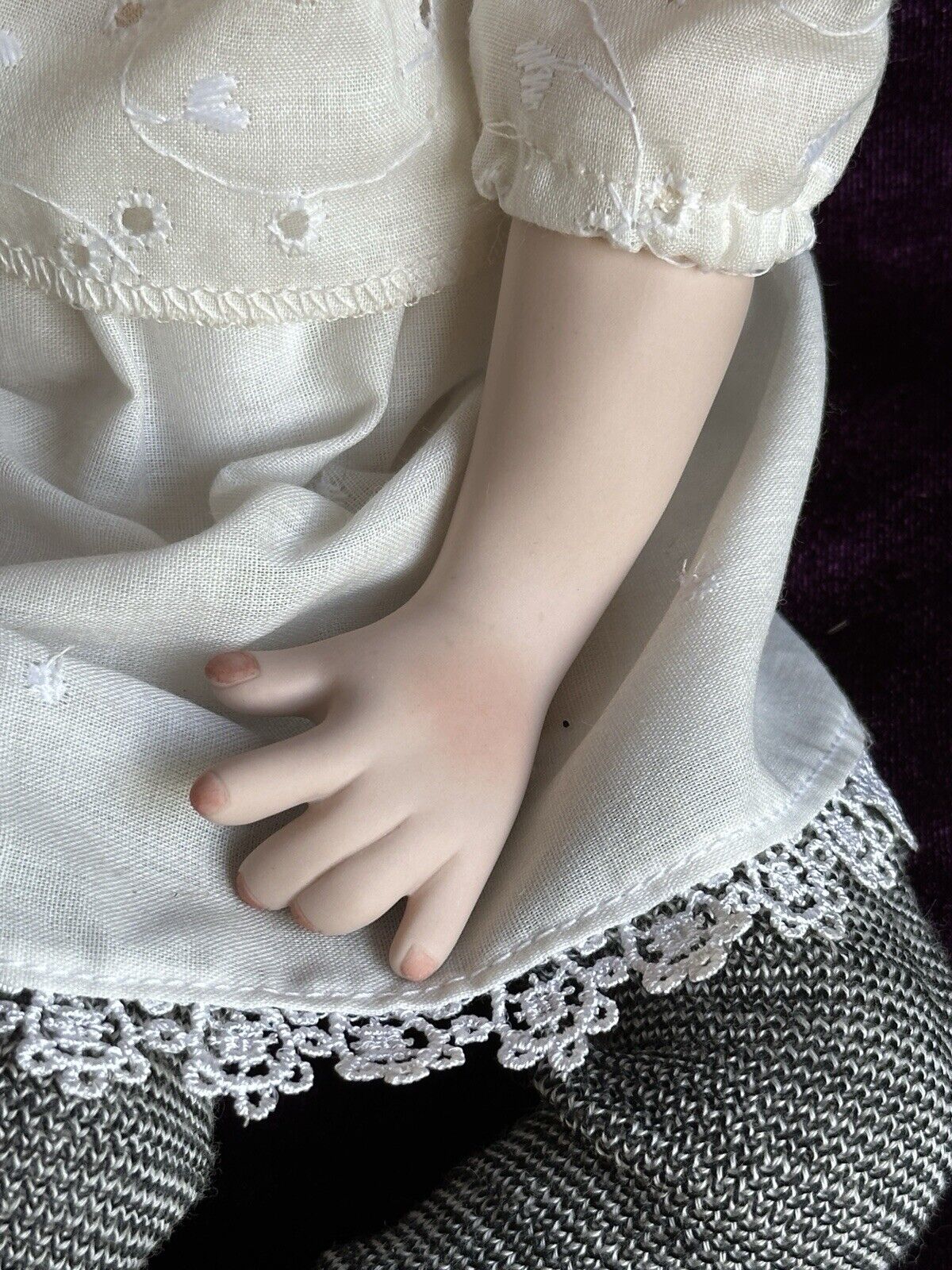 Collectible Porcelain 15” Artist Doll By Sandi McAslan LE 100