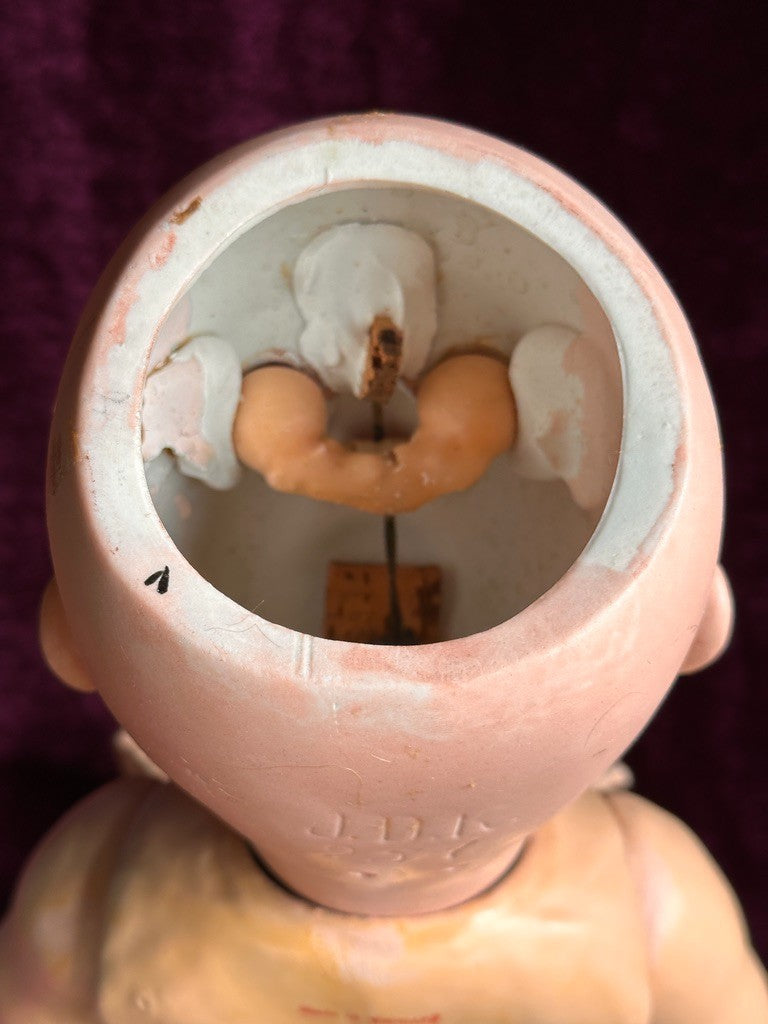 Large 21” Antique German JDK Kestner 257 Bisque Head Baby Doll Composition Body