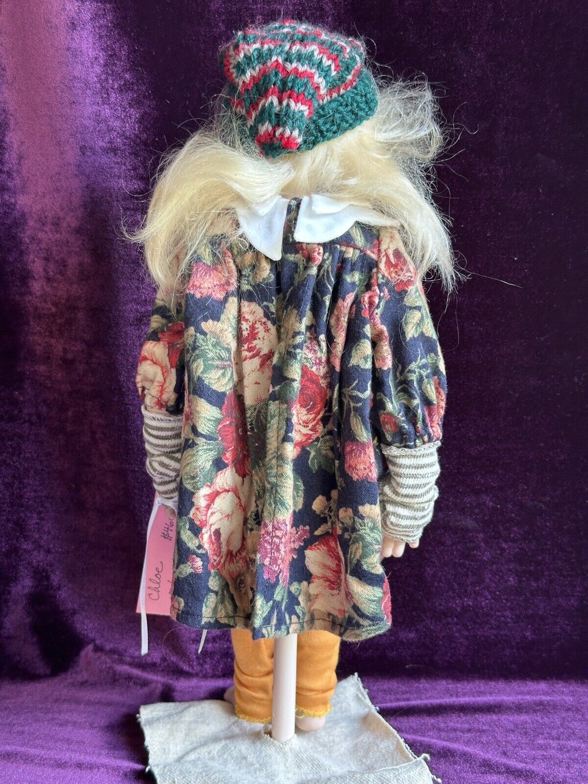 Collectible Porcelain 15” Artist Doll Chloe by Sandi McAslan LE 50