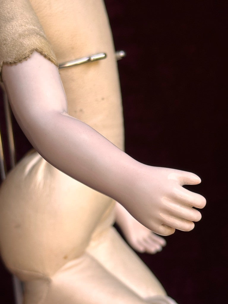 Rare Antique French 15” Blampoix Poupee China Head Fashion Doll
