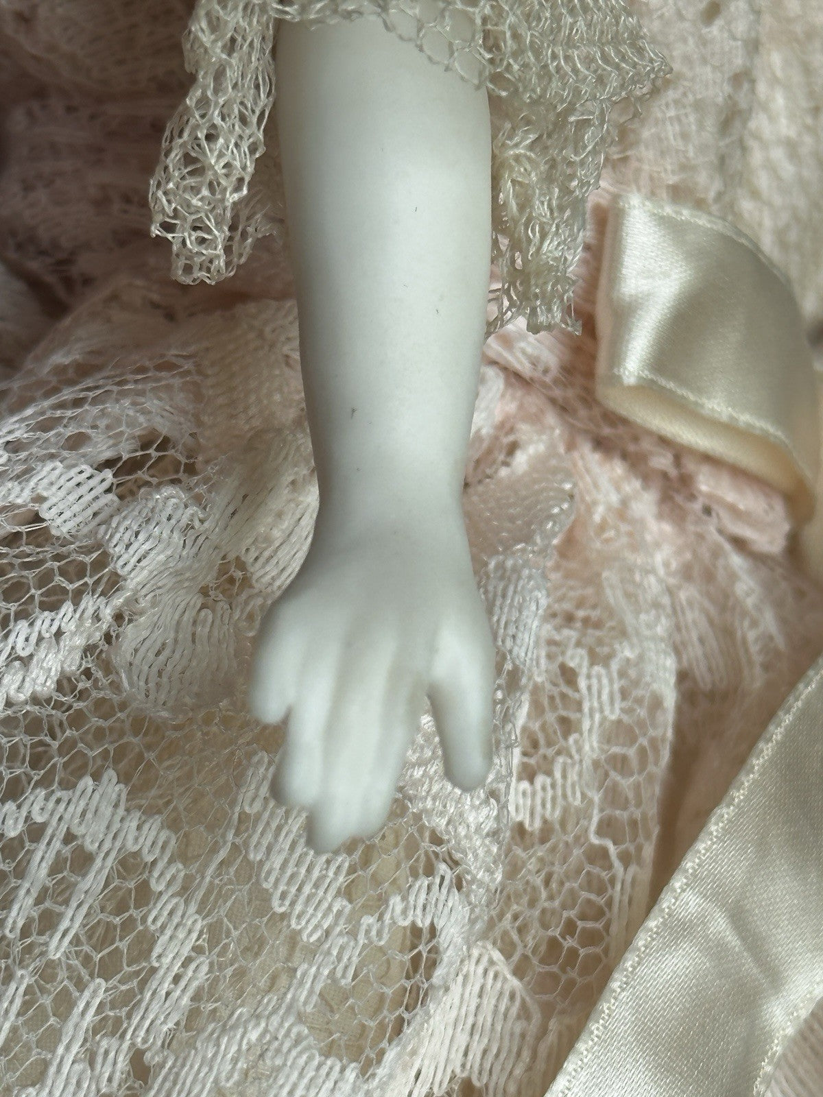 Vintage Porcelain 15” Parian Style Victorian Doll