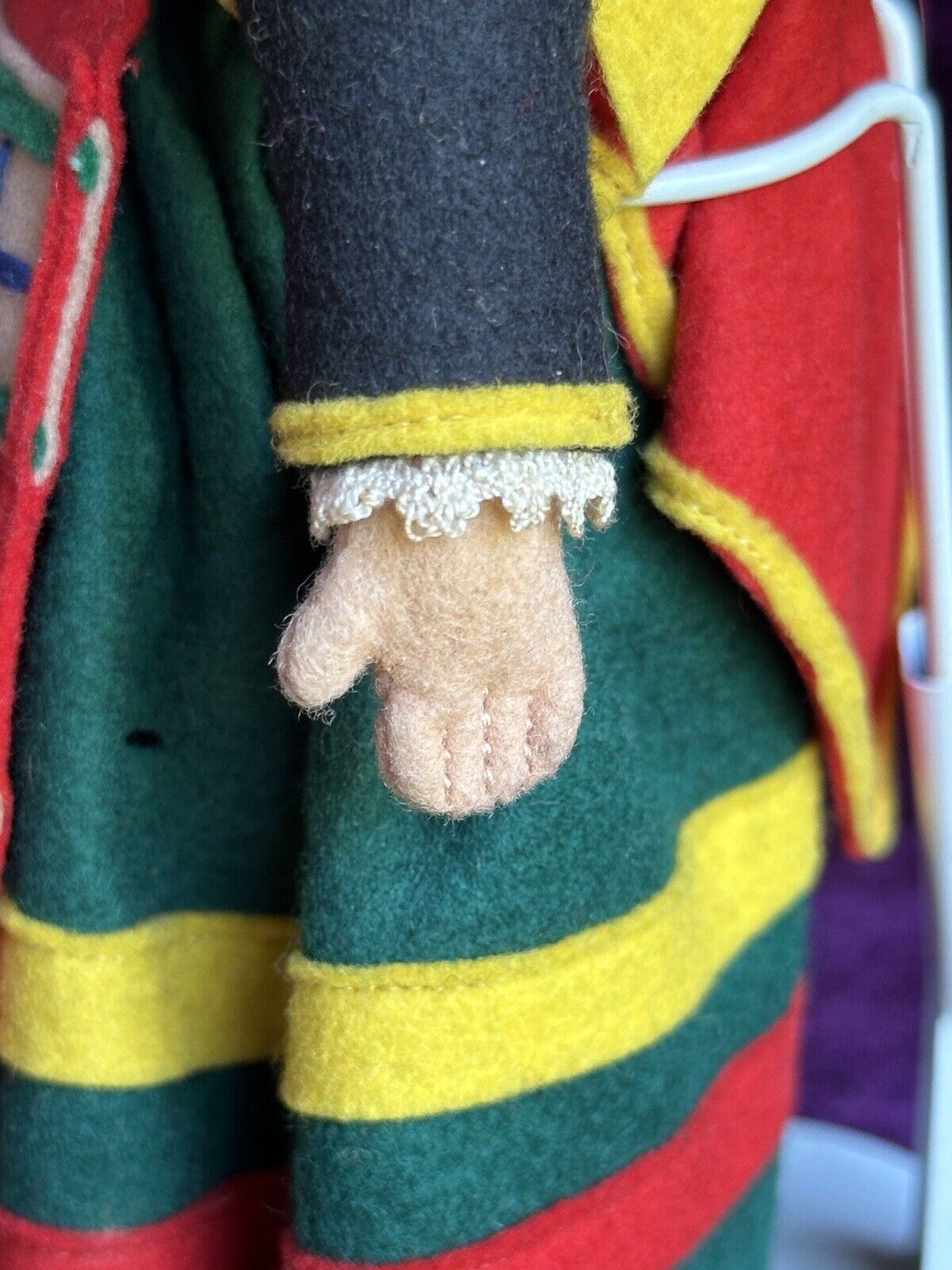 Vintage Italian 9” Lenci Mascotte Felt Cloth Doll with Tags