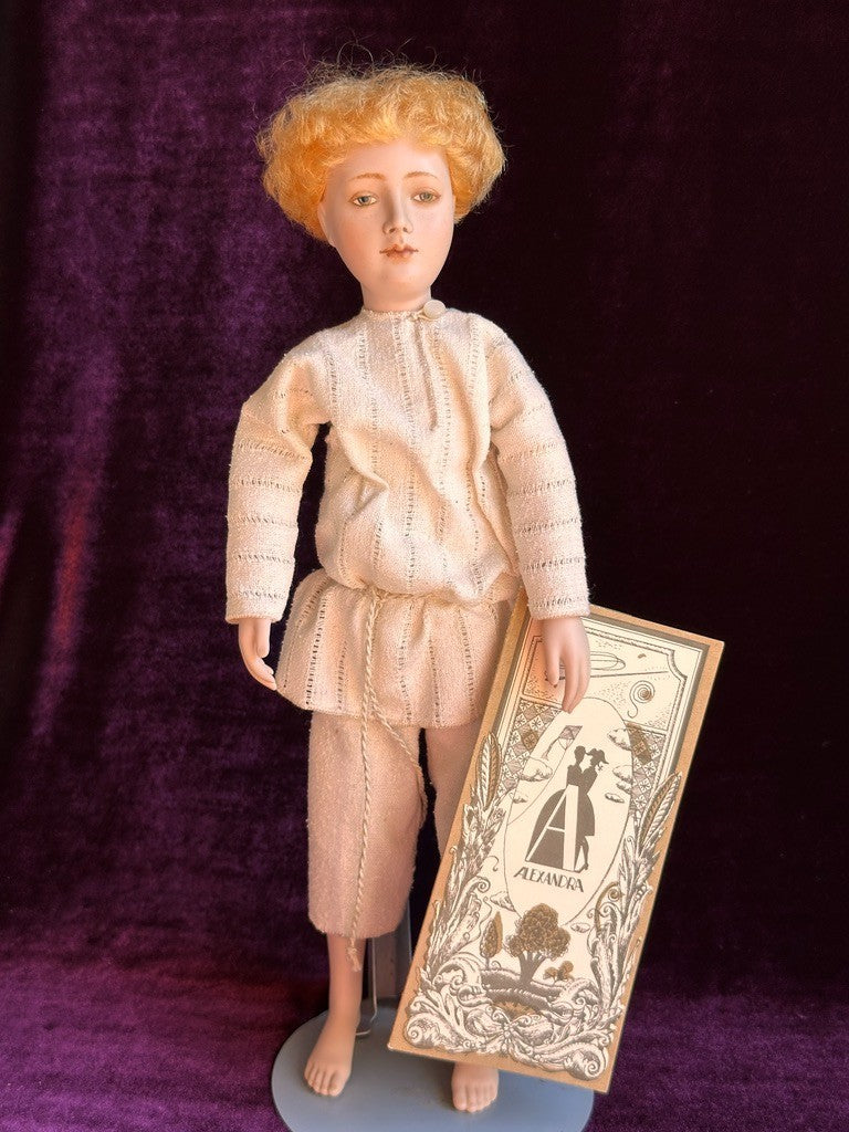 2 Porcelain Dolls Alyonoushka & Ivanushka by Russian Artist Alexandra Koukinova