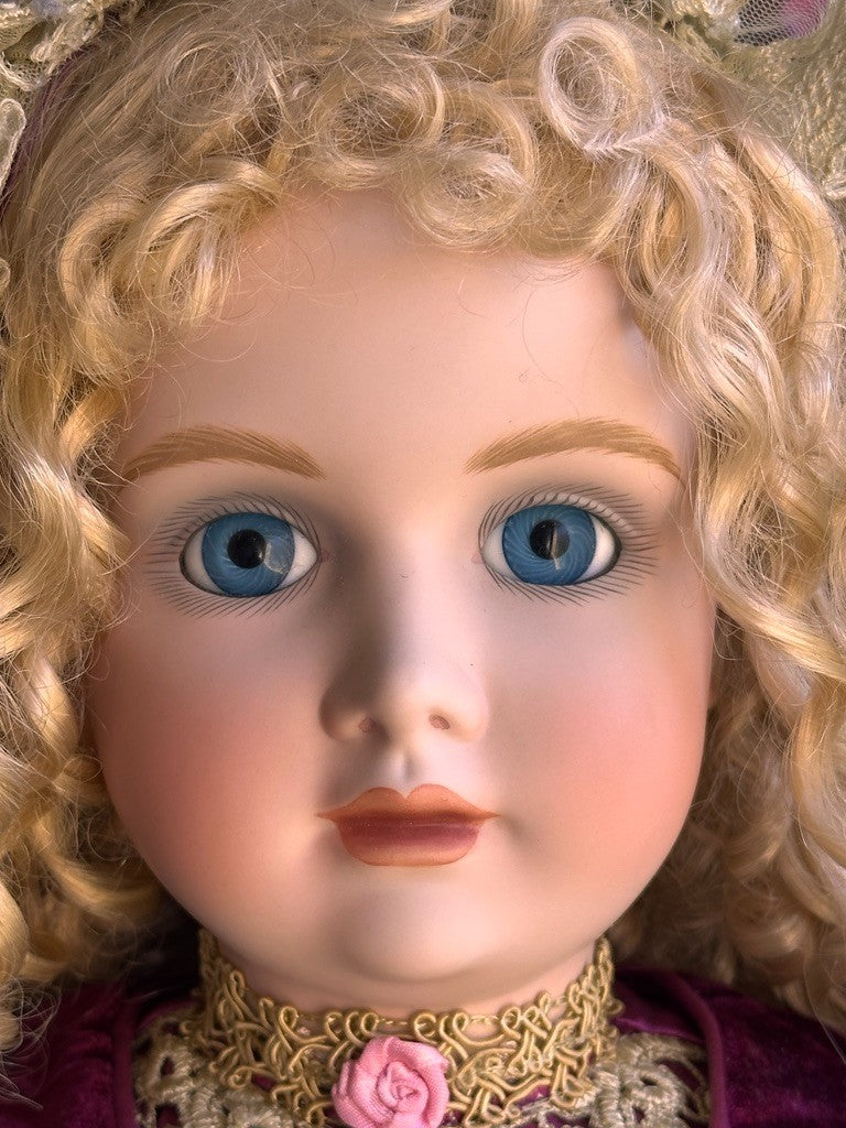 Patricia Loveless 24.5" Bernadette Musical Porcelain French Bebe Doll LE 200
