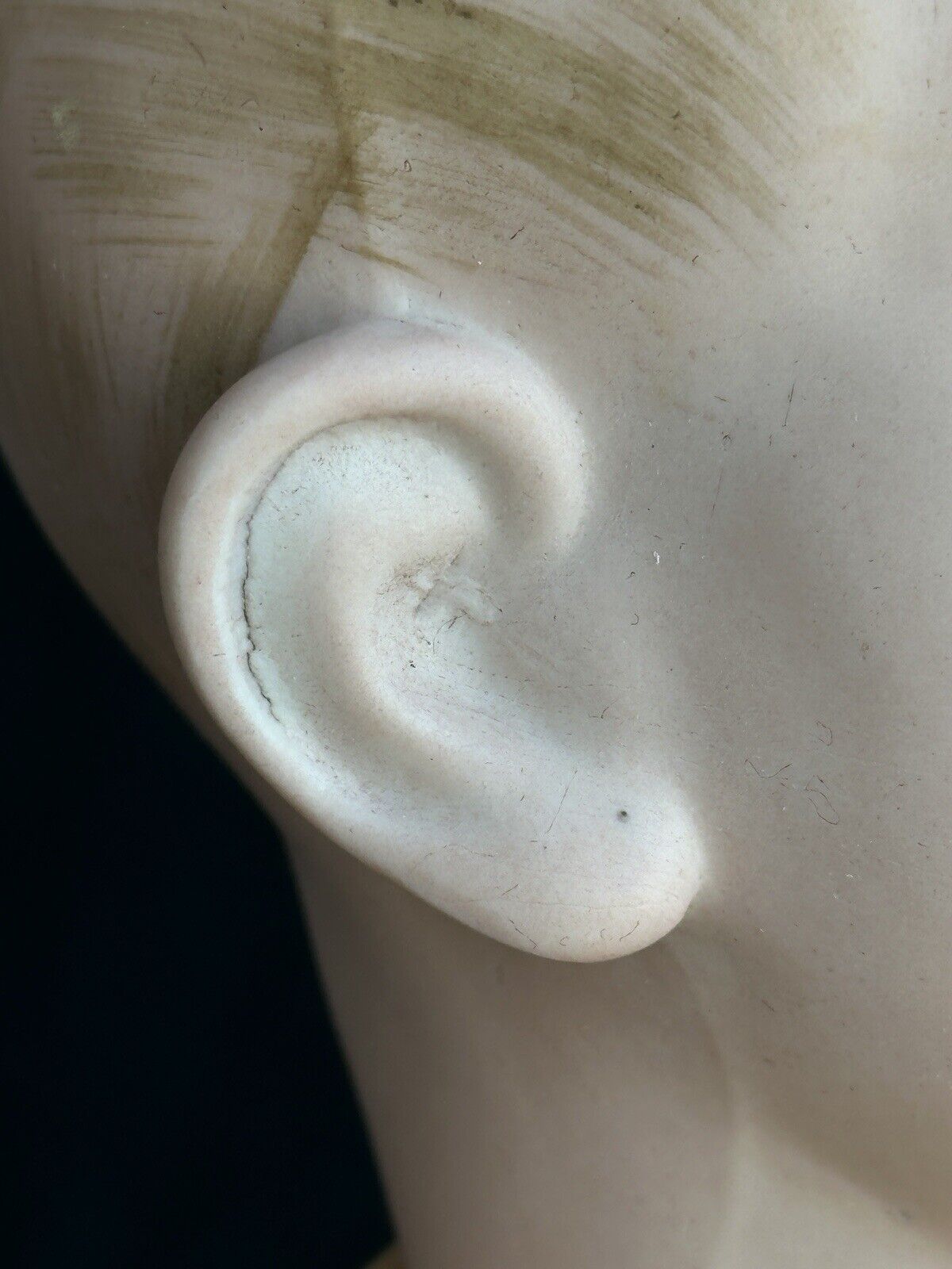 Antique German 13” Kley Hahn 525 Solid Dome Bisque Head Baby Doll Intaglio Eyes