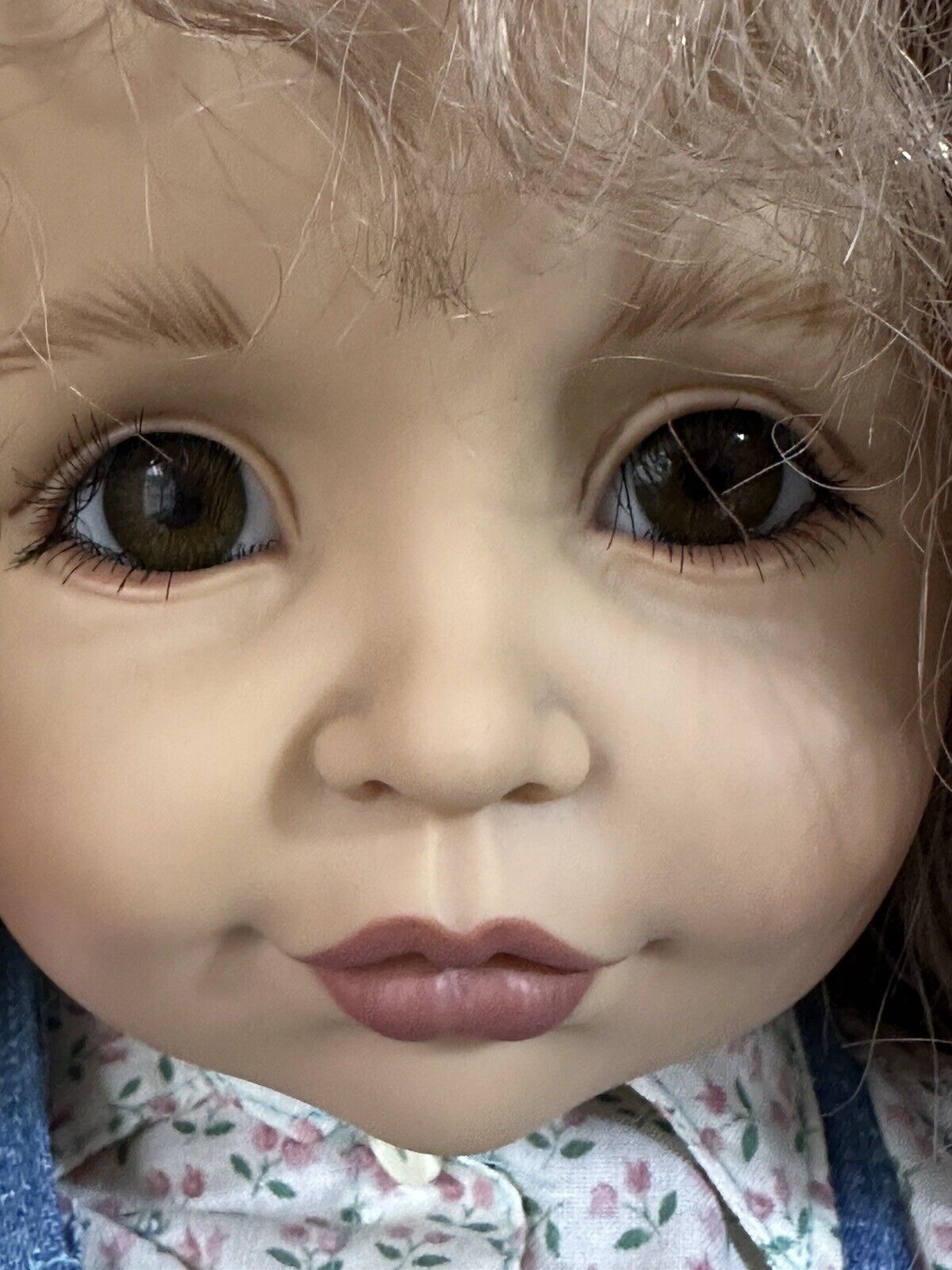 Collectible Vinyl GOTZ 26” Doll “Chantal" by Joke Grobben Signed By Artist