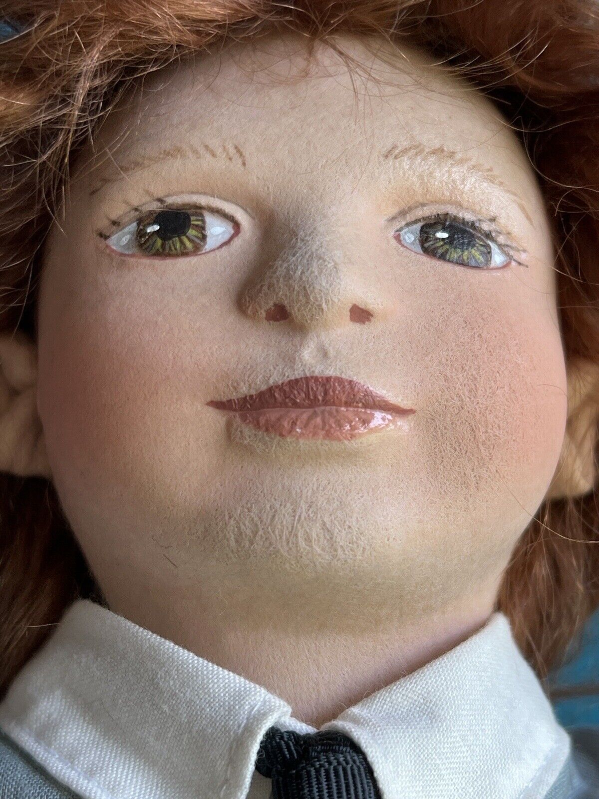 Collectible 16” Cloth Felt Doll Jullian by Artist Maggie Iakono with Box LE 200