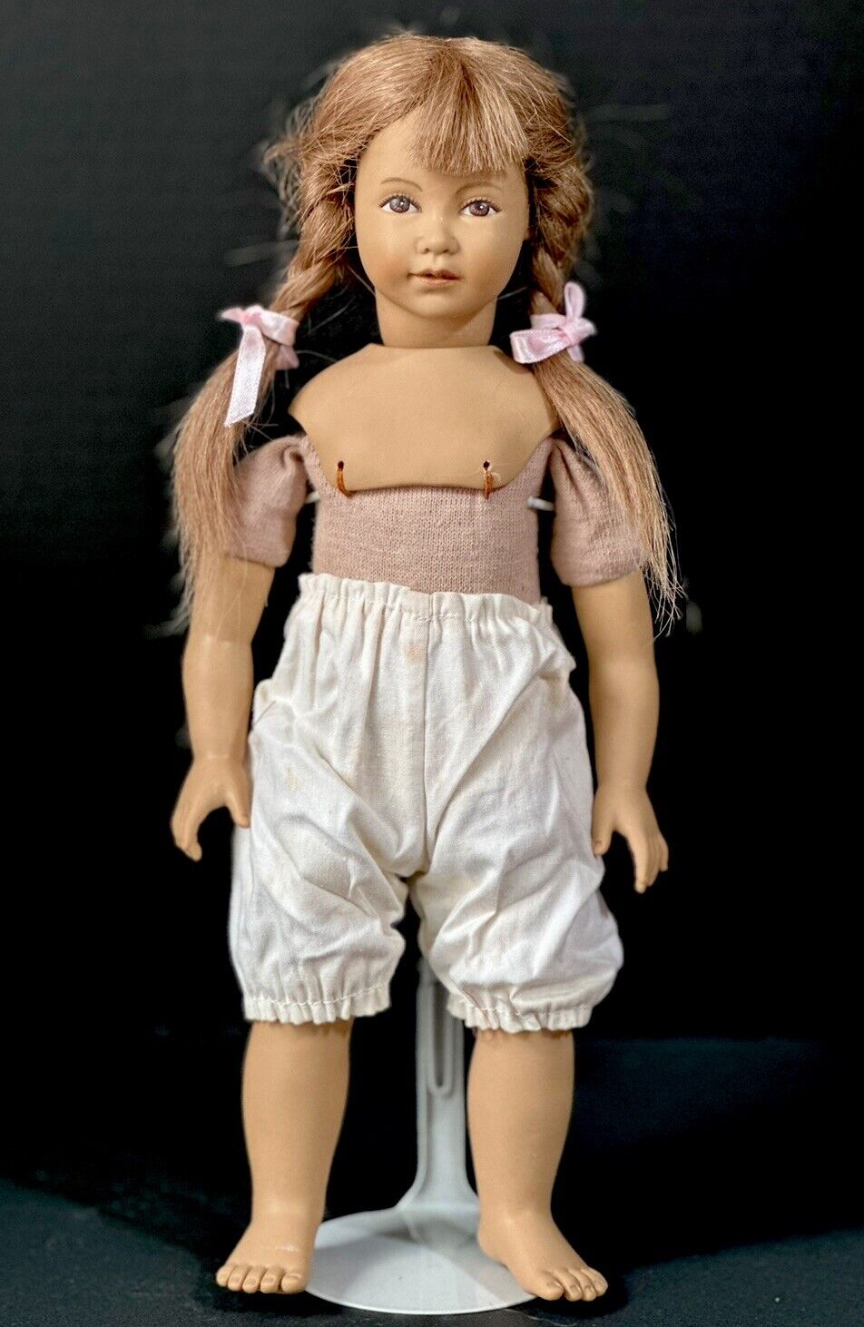 Collectible Swiss 12” Vinyl and Cloth Doll by Heidi Ott “Heidi”