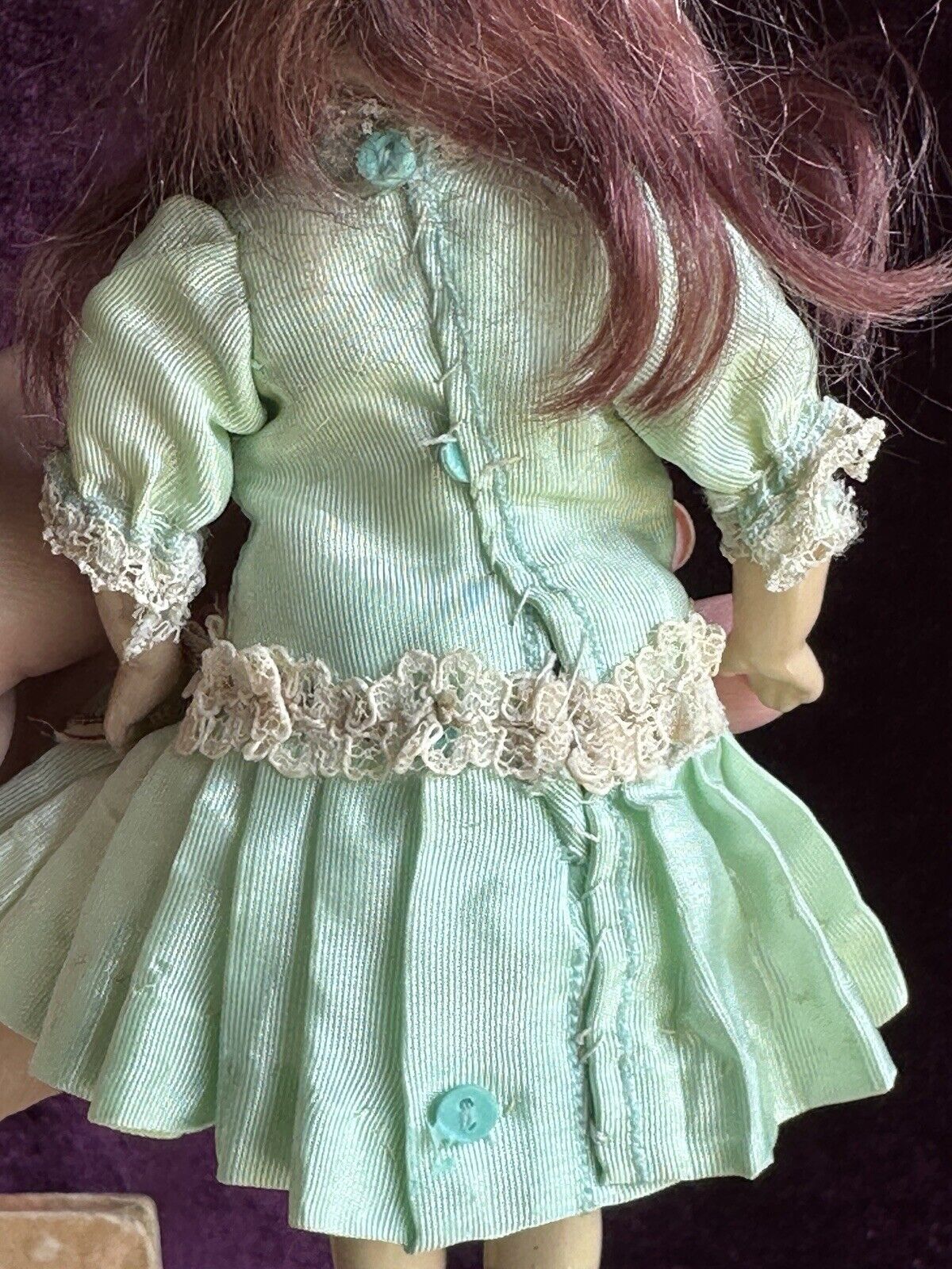 Antique German 6” Miniature Halbig Kammer Reinhardt Walker Bisque Doll