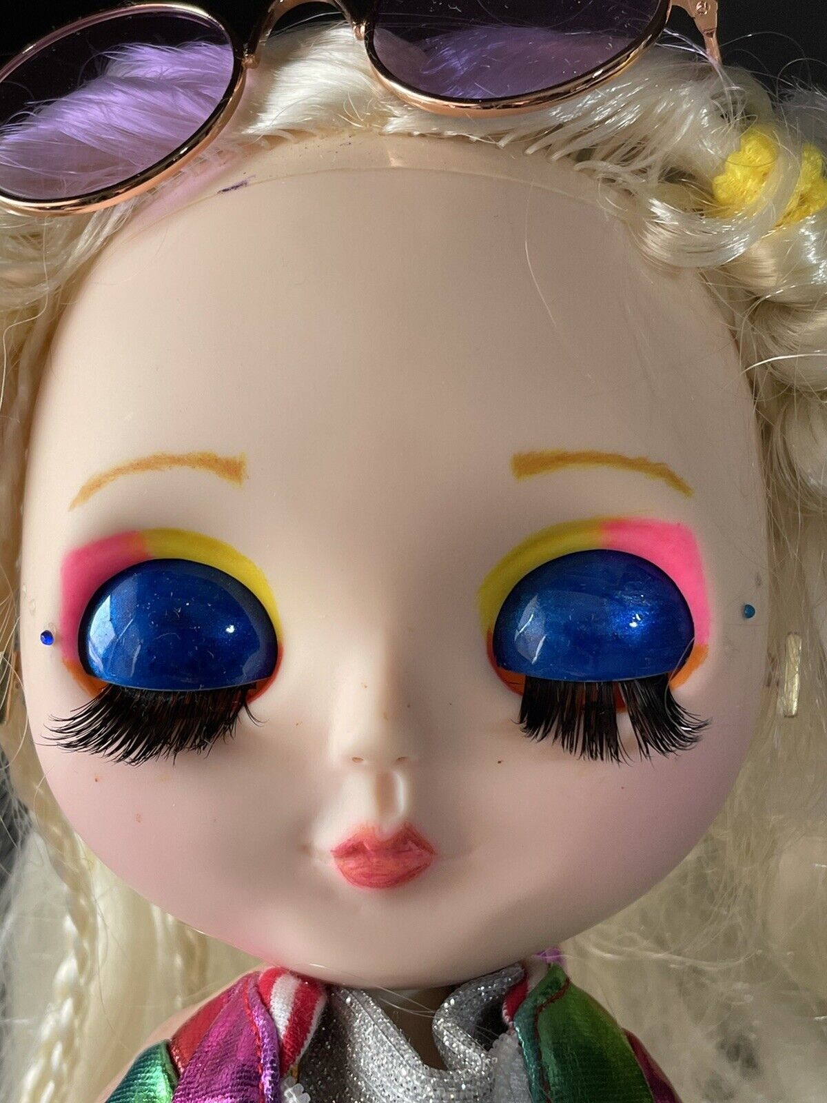 OOAK Custom Blythe 12” Artist Doll Changing Eyes Color