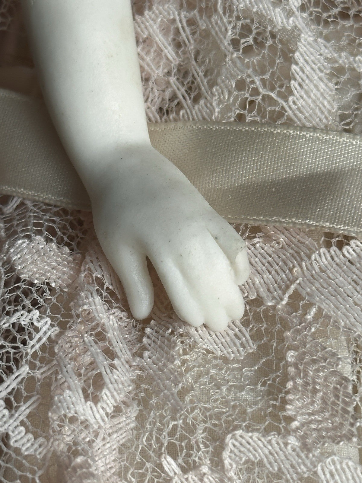Vintage Porcelain 15” Parian Style Victorian Doll