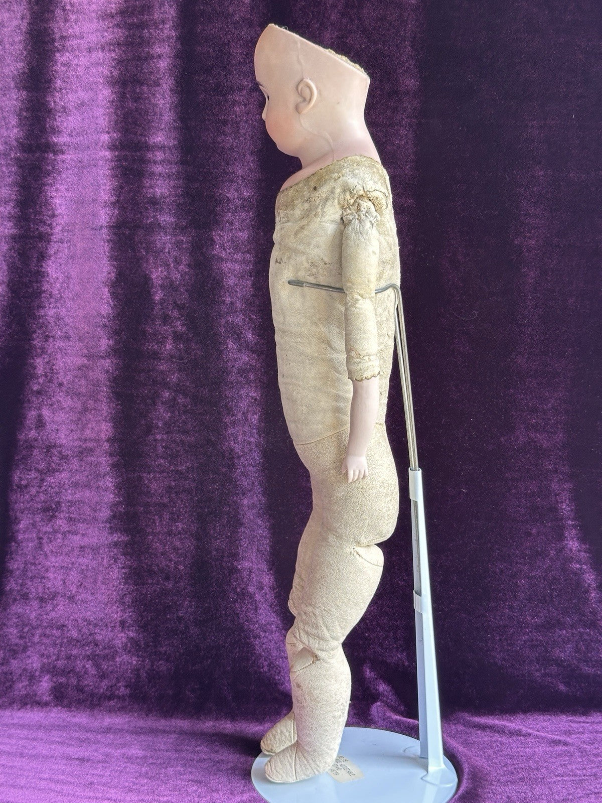 Antique German 21” Kestner Alphabet Series Closed Mouth Bisque Head Doll