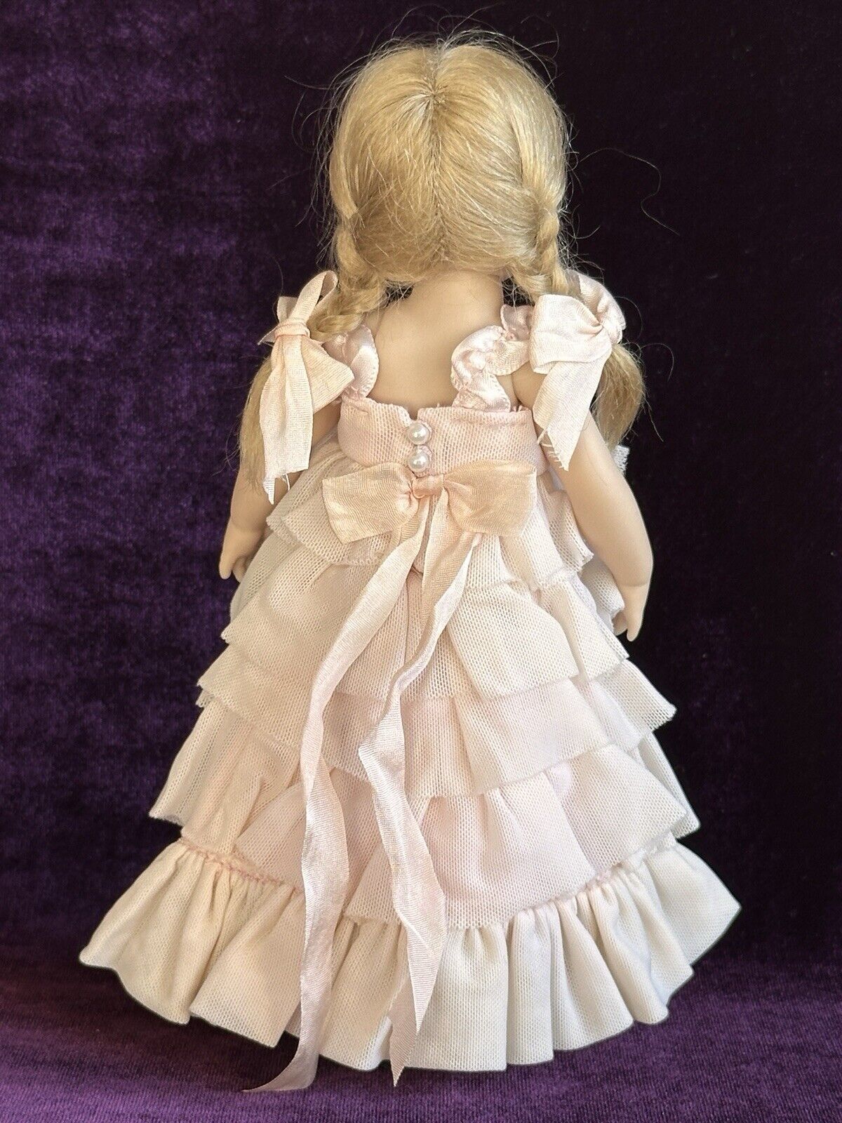 Collectible 7.5” Vinyl Pink Ribbon Riley Doll by Helen Kish LE 1000