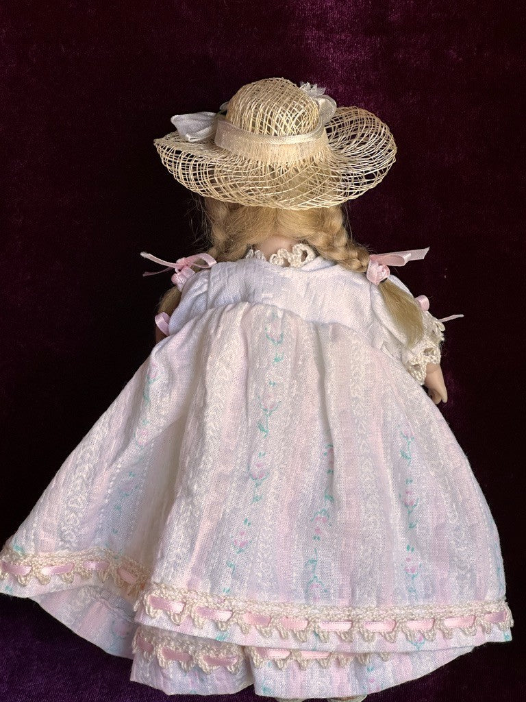 Collectible 7.5” Vinyl Pink Ribbon Riley Doll by Helen Kish LE 1000 Redressed