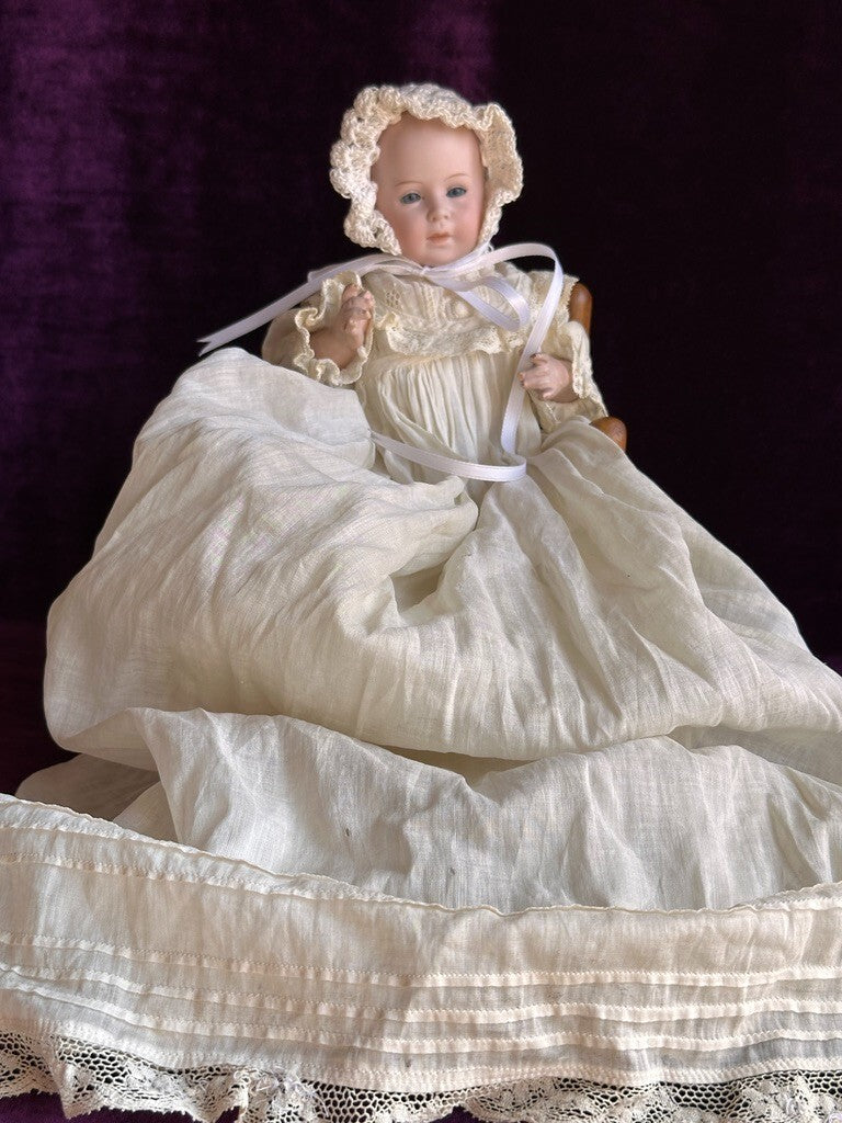 Antique German 10.5” Swaine & Co. DV Lori Bisque Head Baby Doll