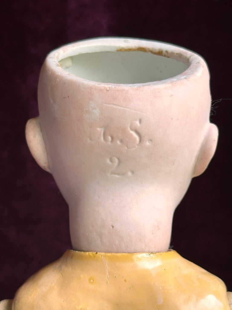 Antique German 15” Paul Schmidt (?) Bisque Head Sonnenberg Body Doll