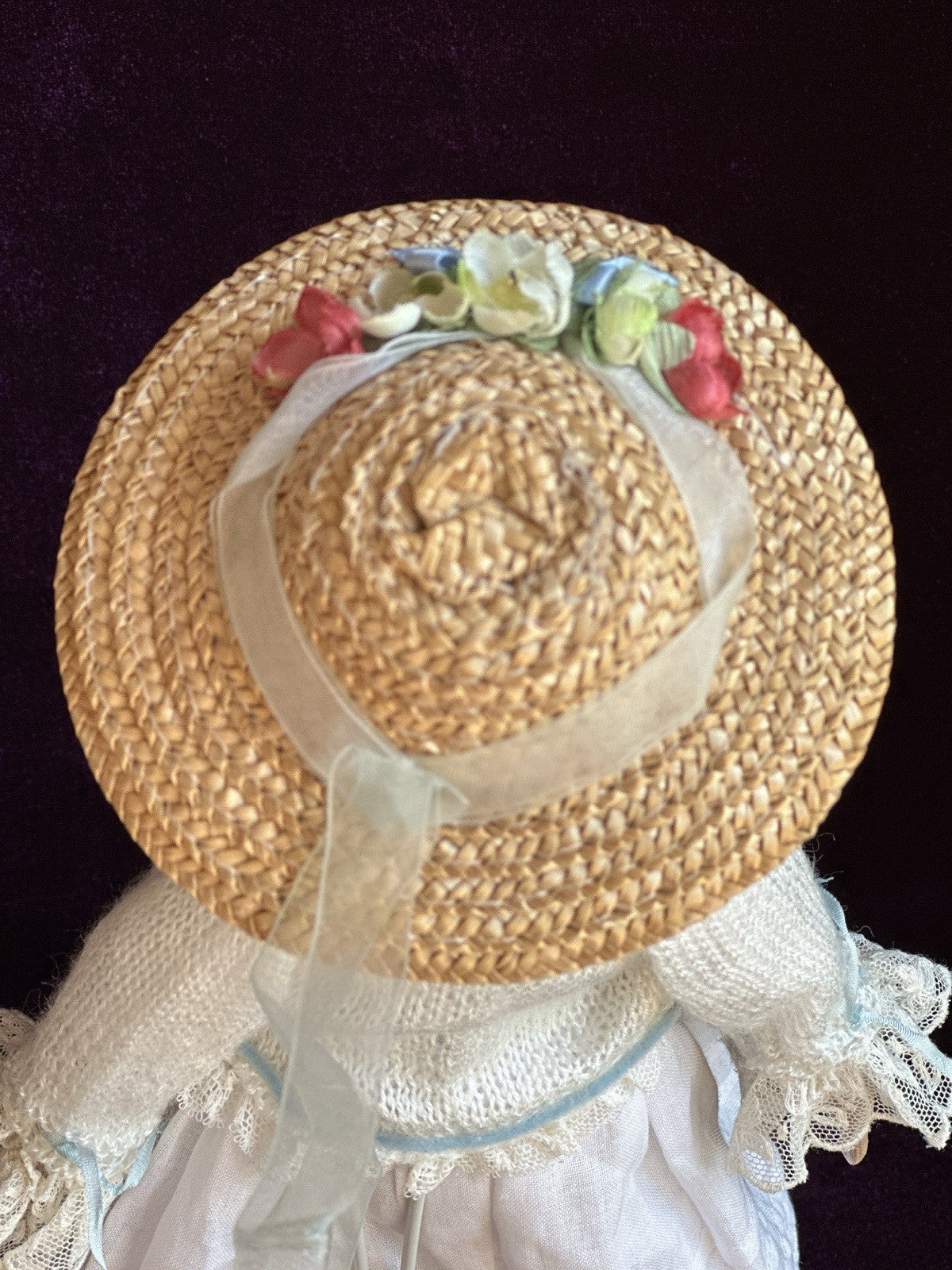 Collectible 10.5” UFDC Artist Gail Wilson Izannah Walker Repro Cloth Doll