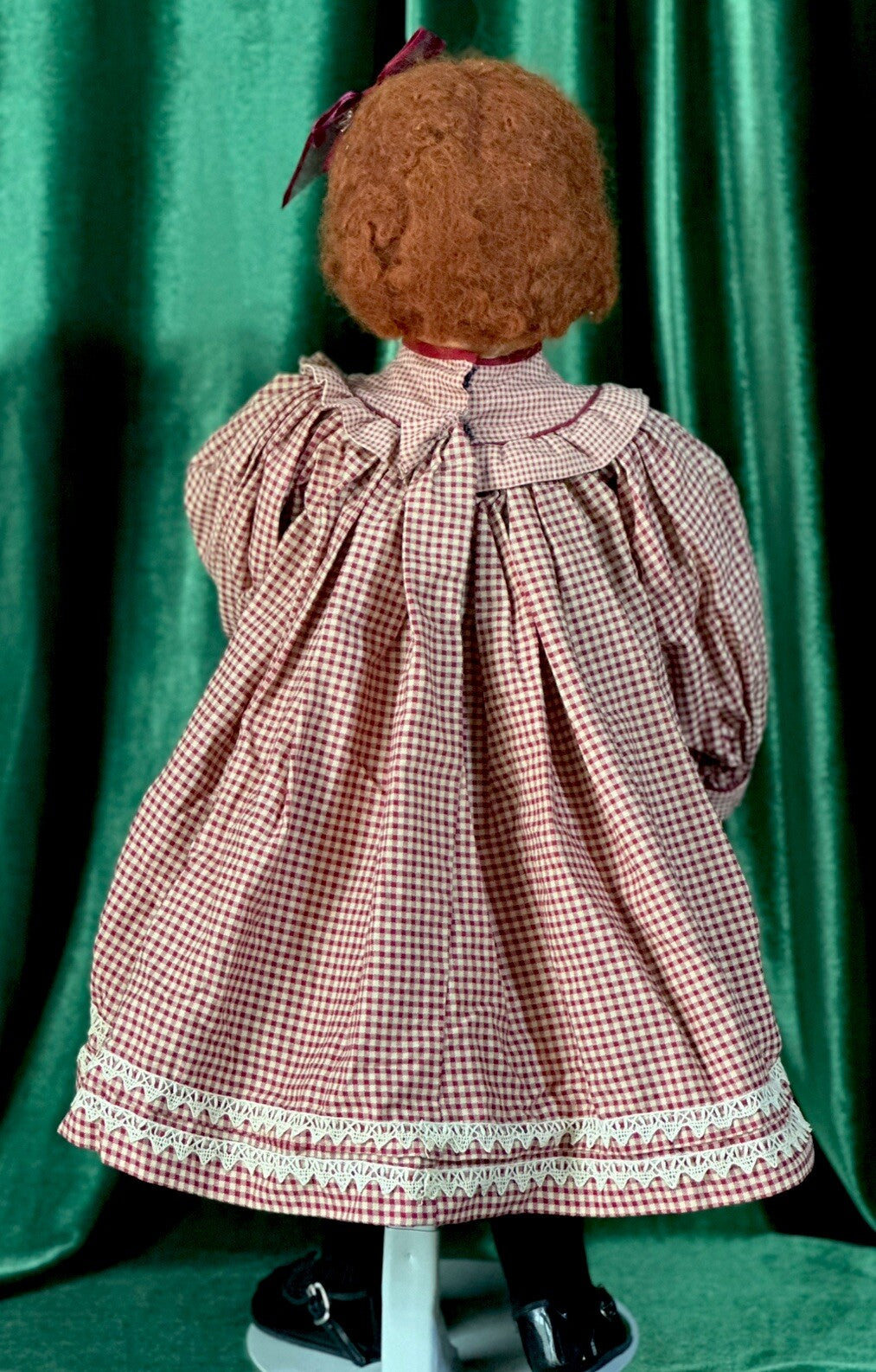 Artist 25” Doll Handmade Oil Painting Over Cloth/Fabric