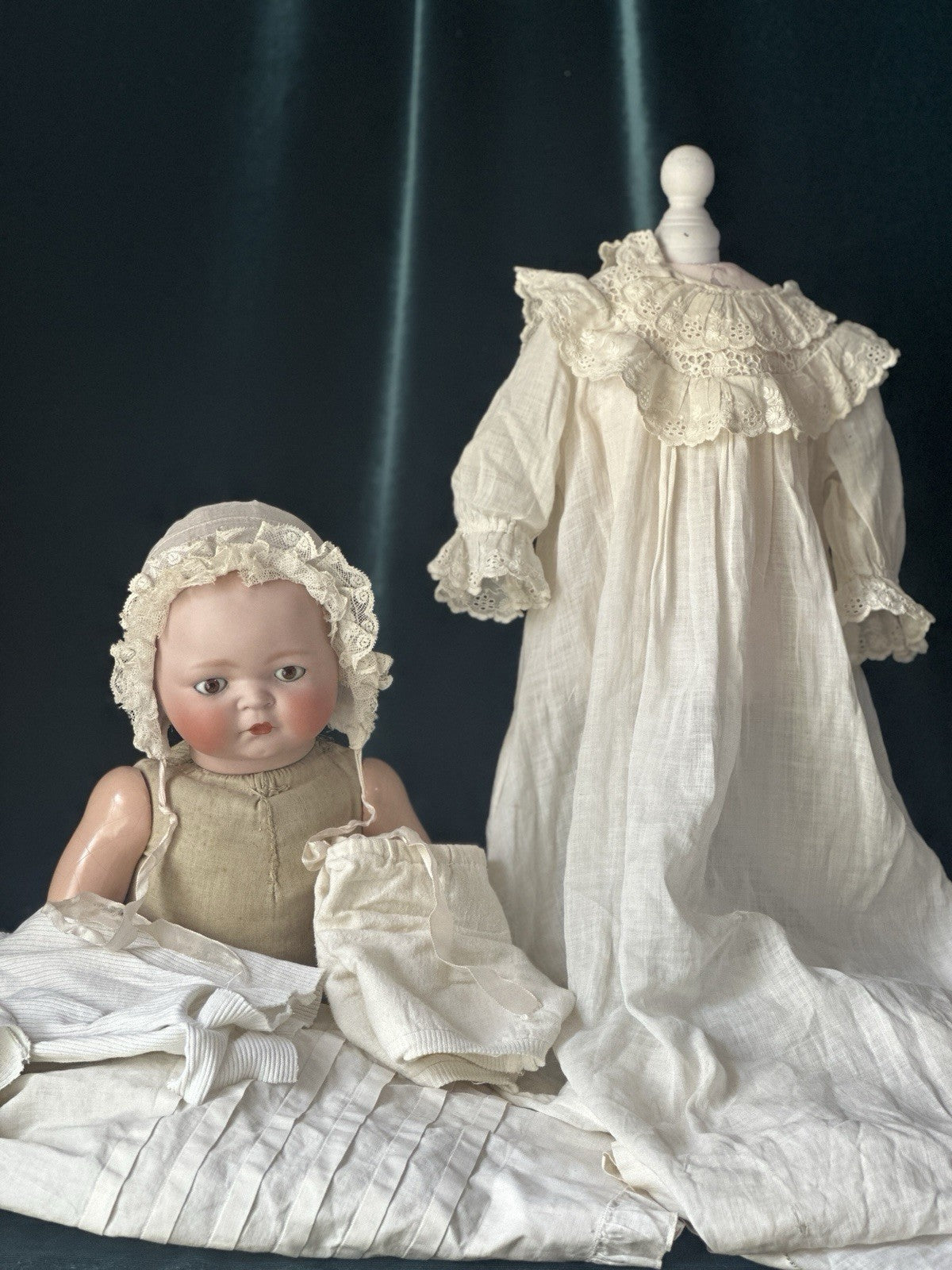 Antique Kestner Century Baby 18” Doll Bisque Head