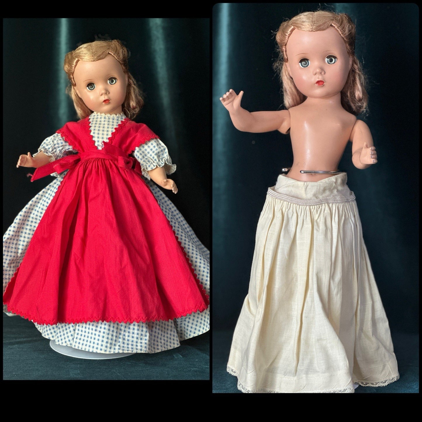 Lot of 5 Vintage 1950s Madame Alexander Little Women 14" Dolls Tagged Dresses