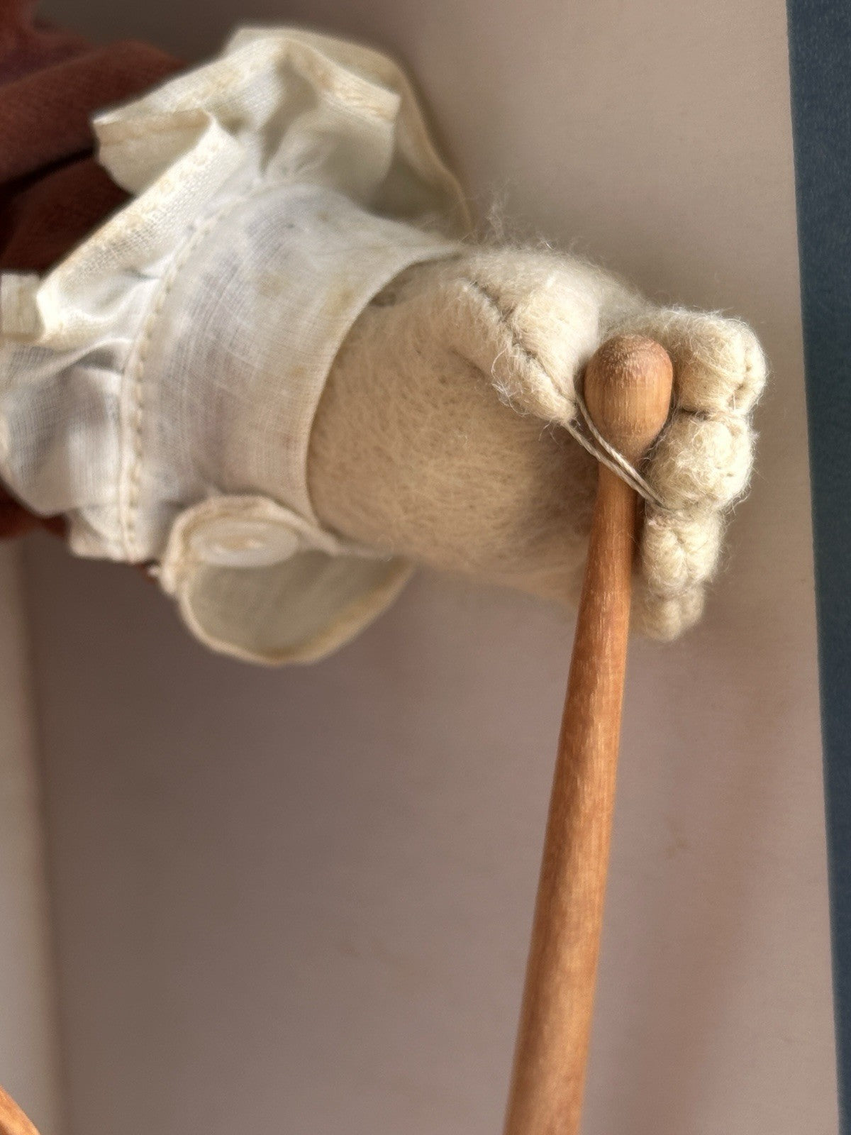 Collectible 17” John Wright Edward and his Rum-a-tum Drum Cloth Felt Doll LE 150