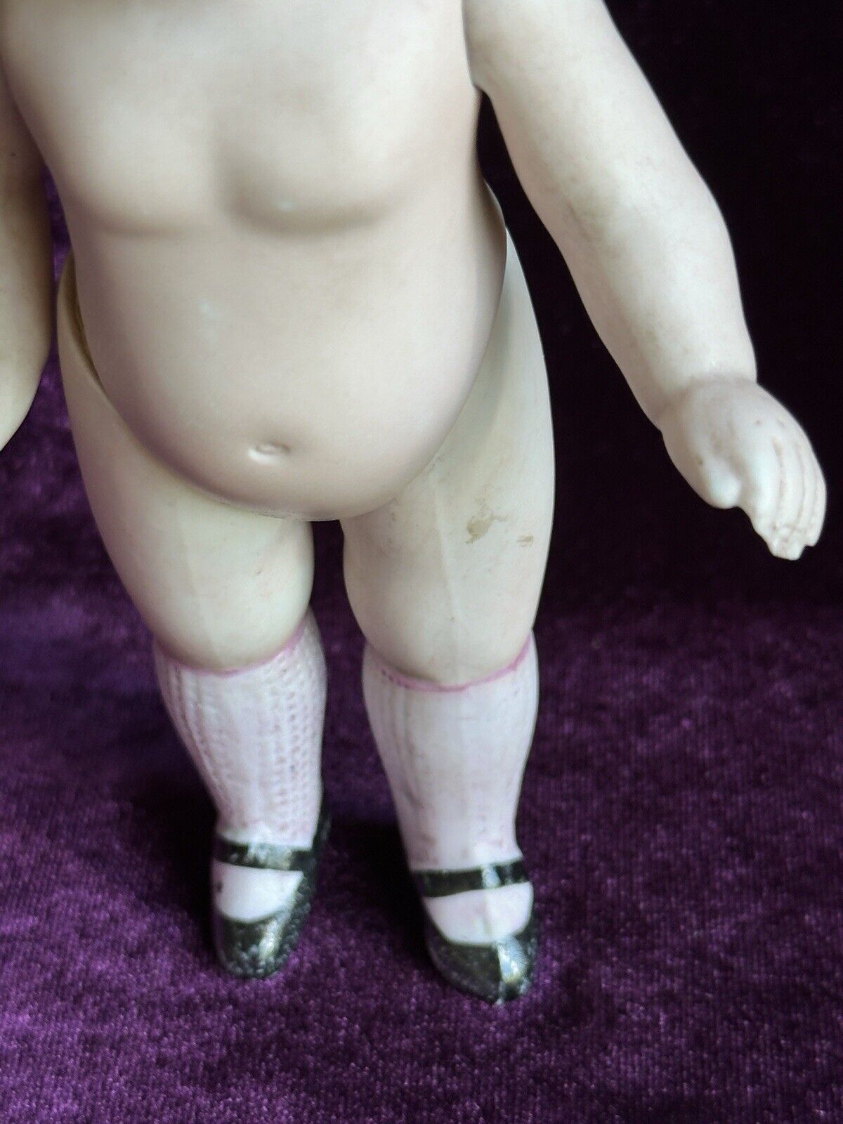 Antique German 6.5” Kestner 130 All Bisque Mignonette Doll